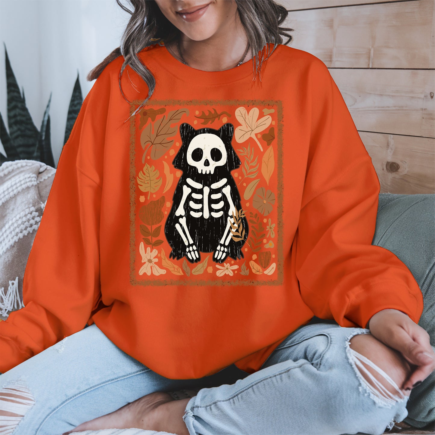 Halloween raccoon floral halloween shirt