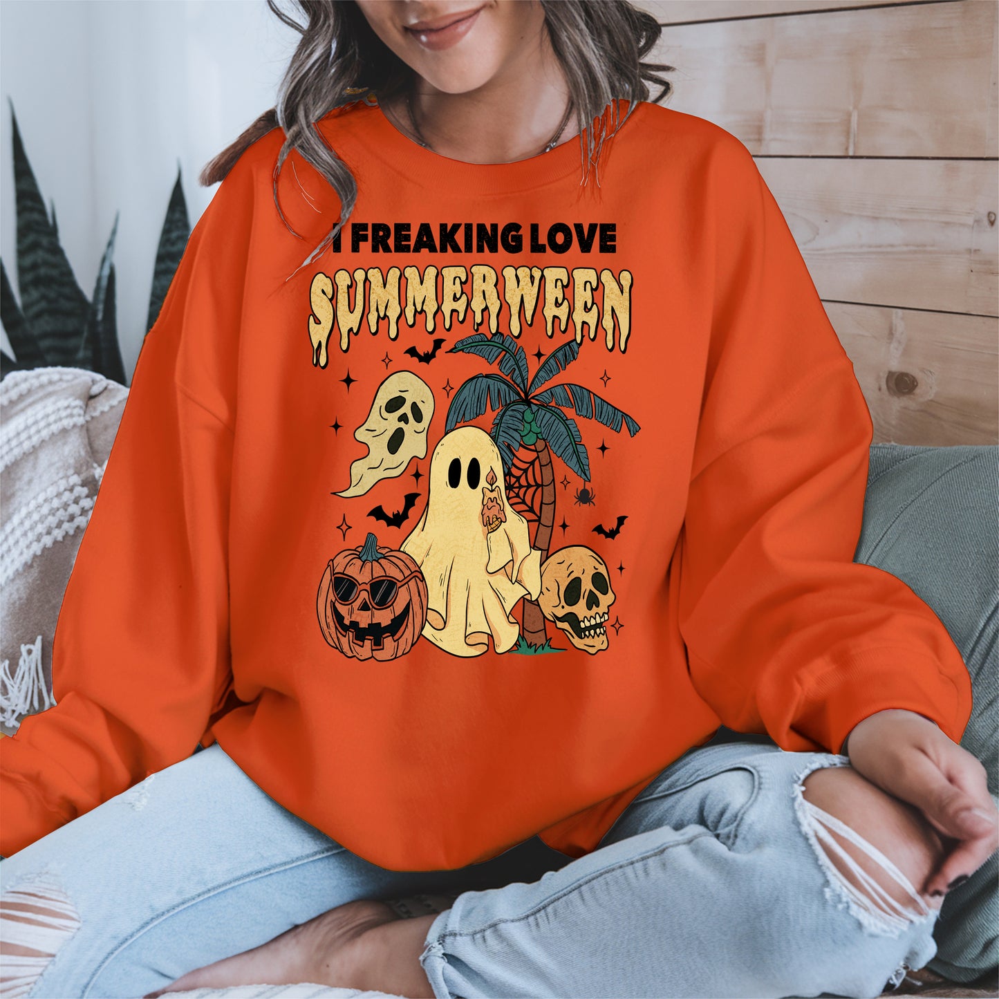 I freaking love summerween halloween shirt