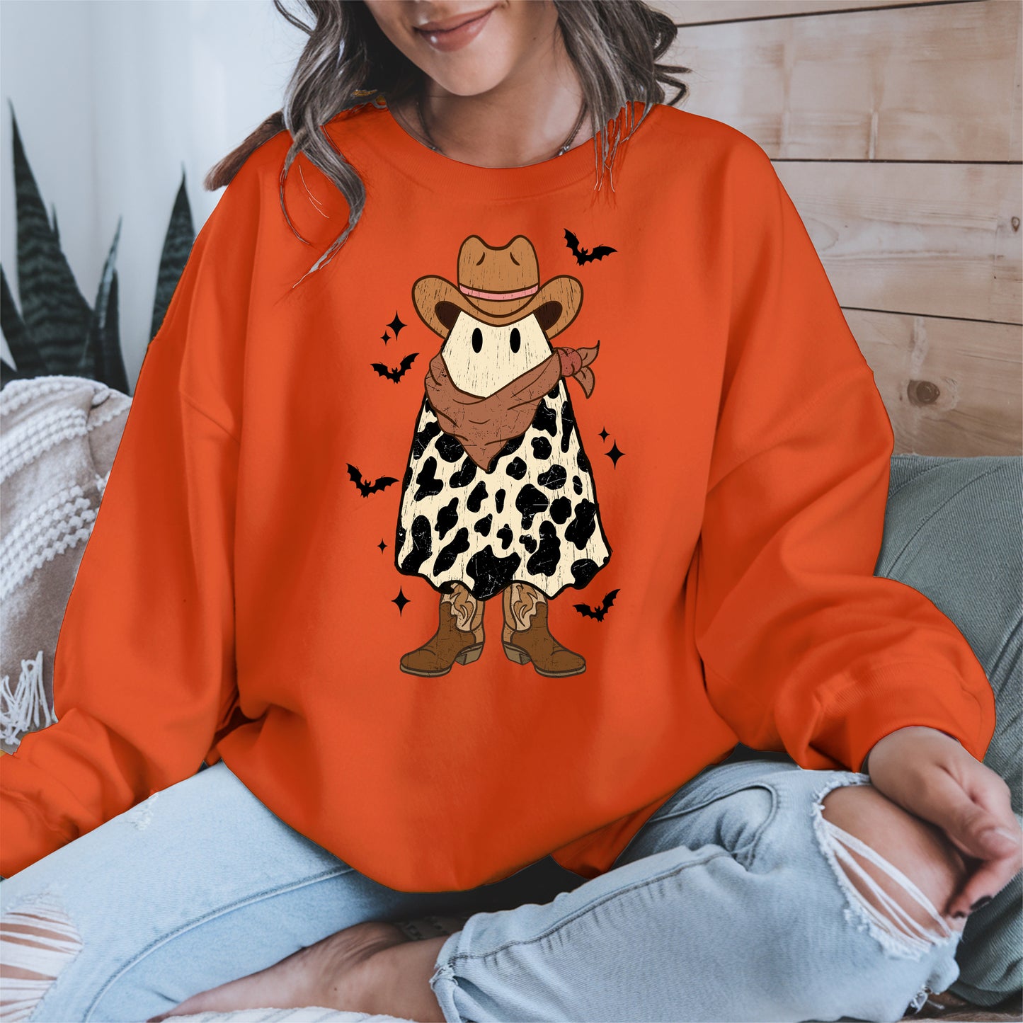 Western Boo Ghost halloween shirt