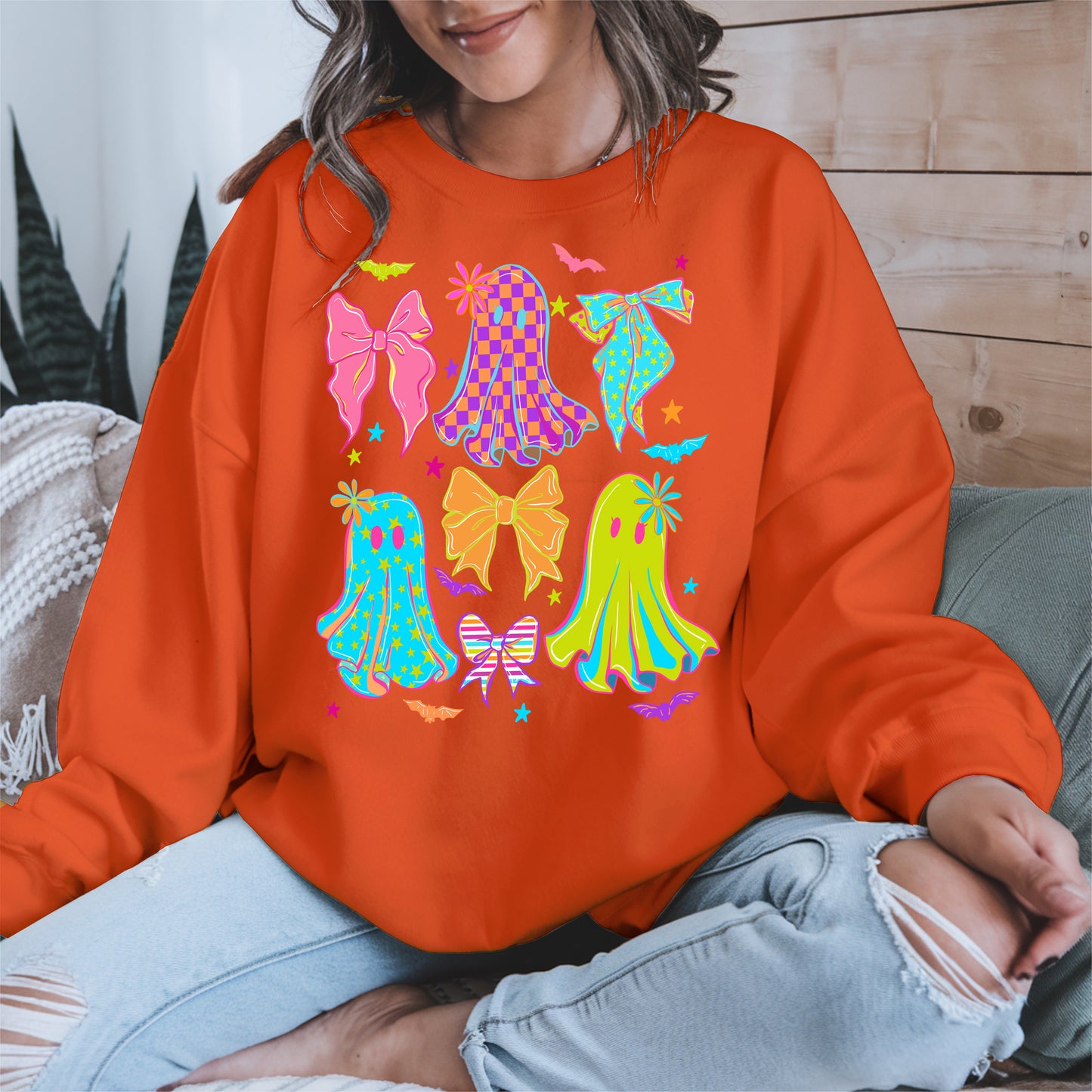 Neon Ghost Coquette halloween shirt