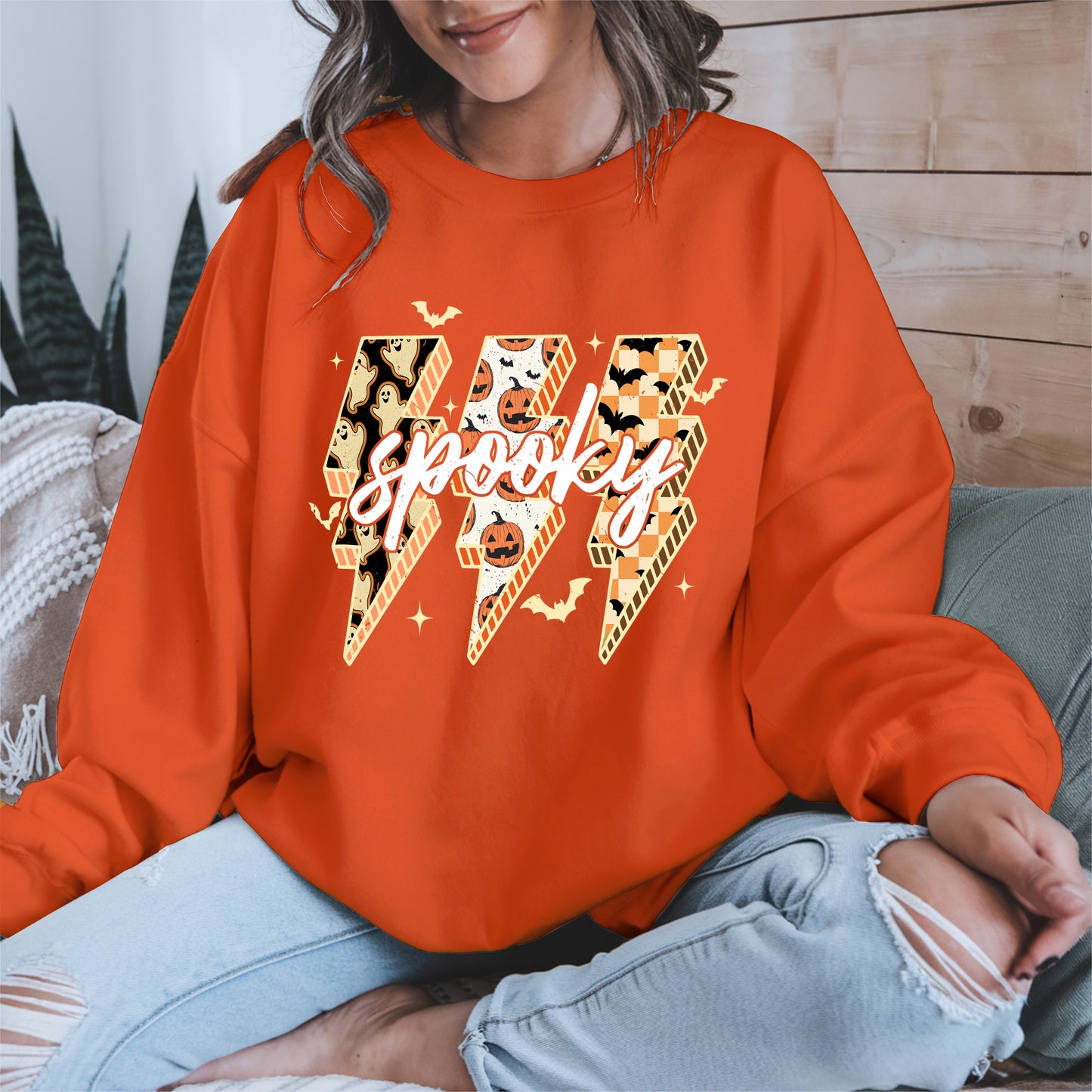 Spooky Lightning Bolt Halloween shirt