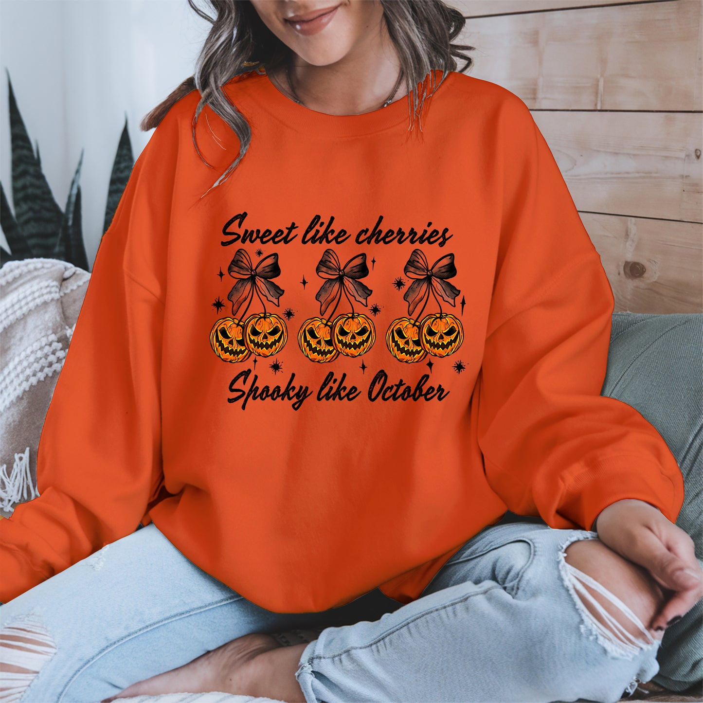 Sweet like cherries Spooky like October shirt