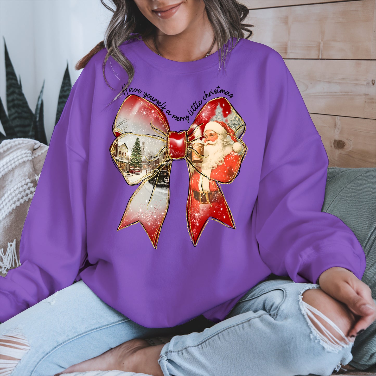 Small Town Christmas Santa Holiday Shirt