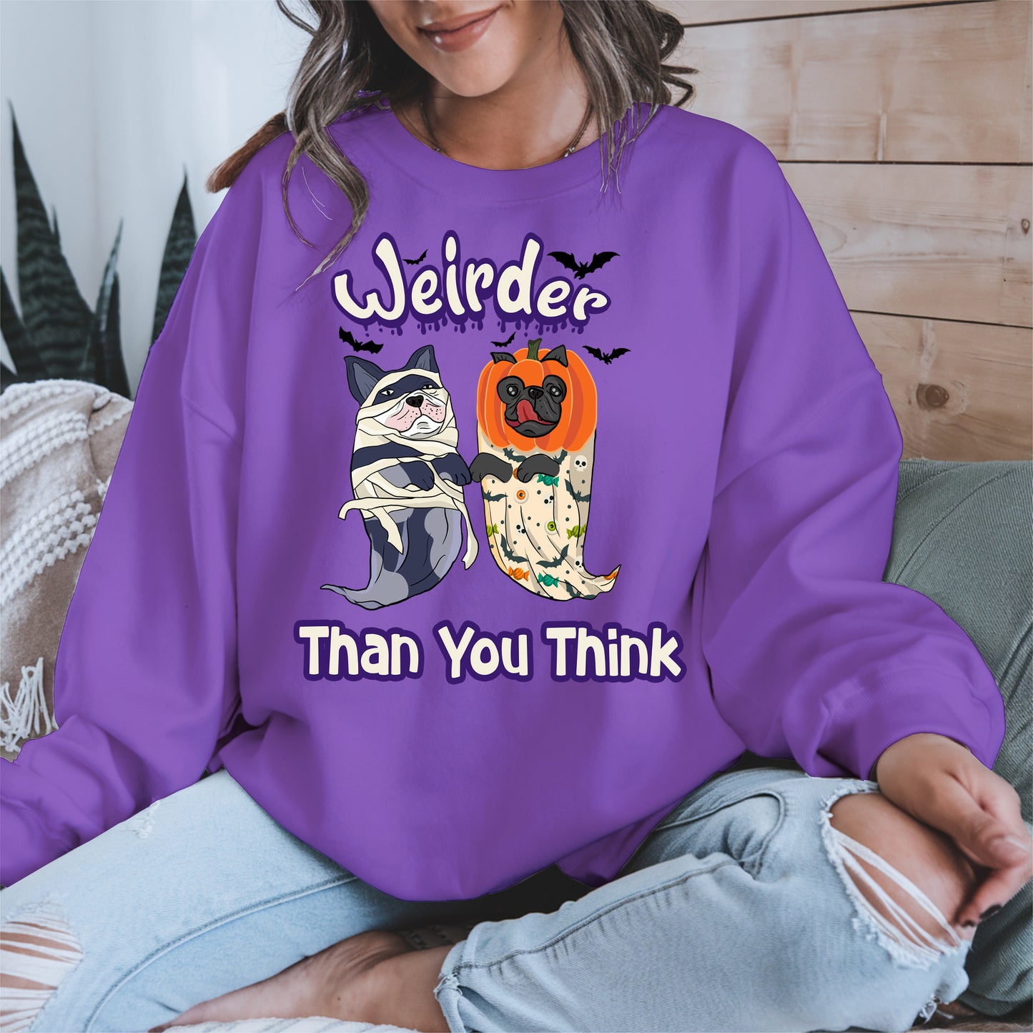 Weirder Than You Think Dog Ghost Tee