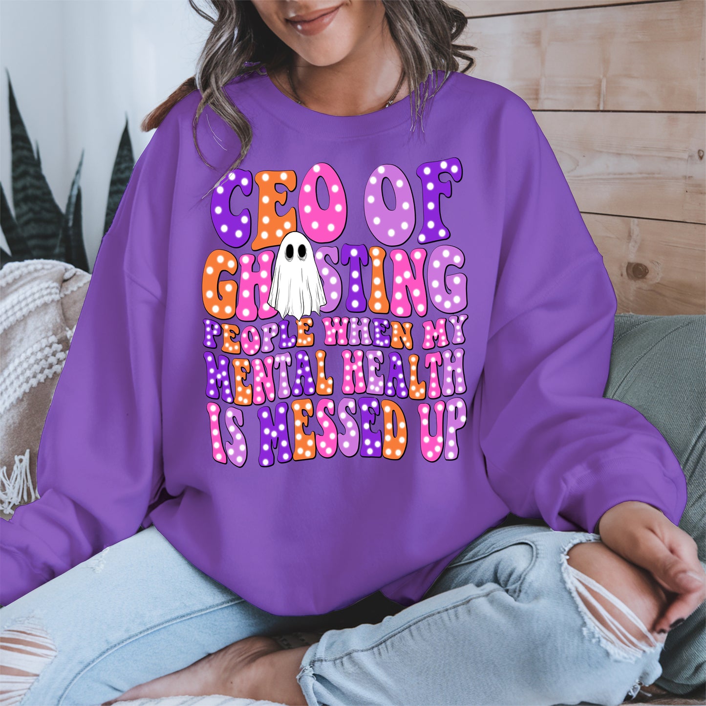 CEO of Ghosting Mental Health Shirt - Funny Ghost Tee