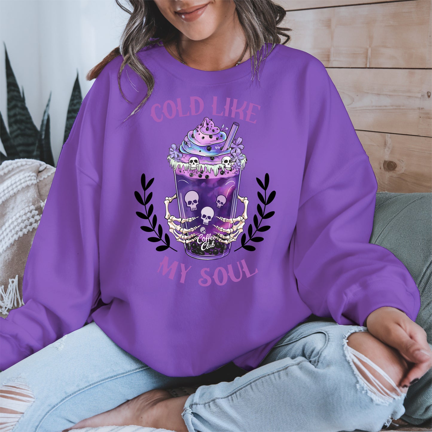 Cold Like My Soul Iced Coffee Halloween Shirt