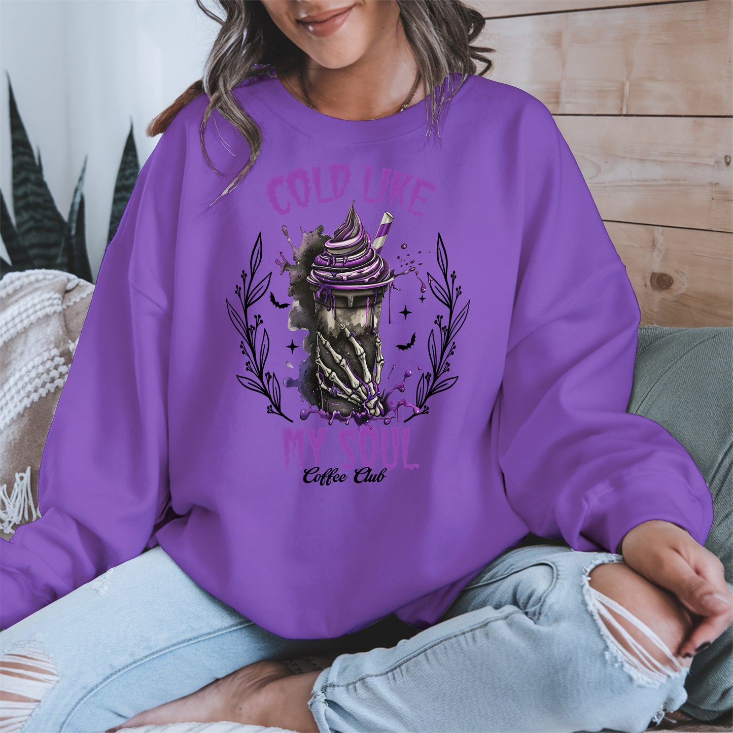 Cold Like My Soul Skeleton Drink Halloween Shirt
