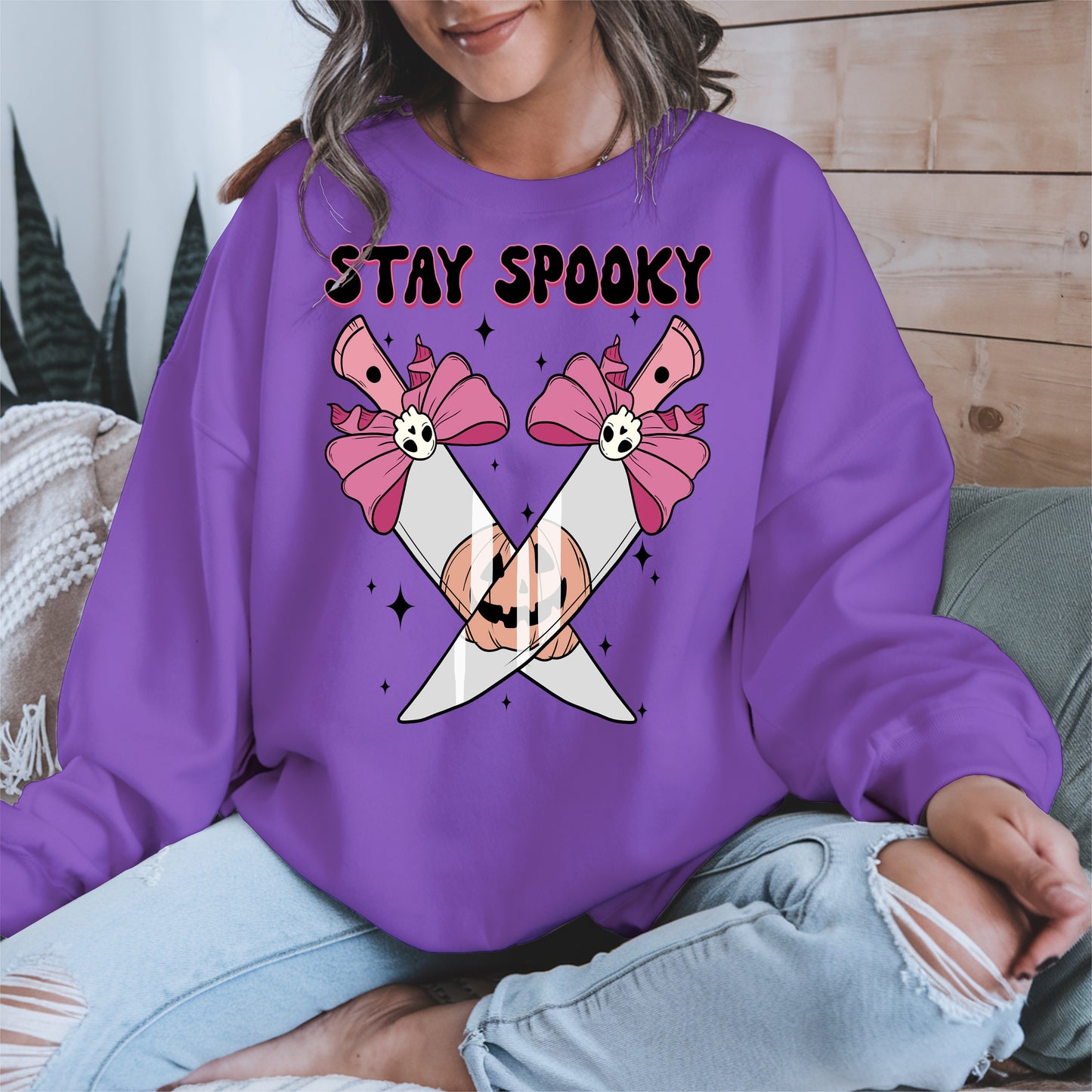 Stay Spooky Knife Halloween Shirt