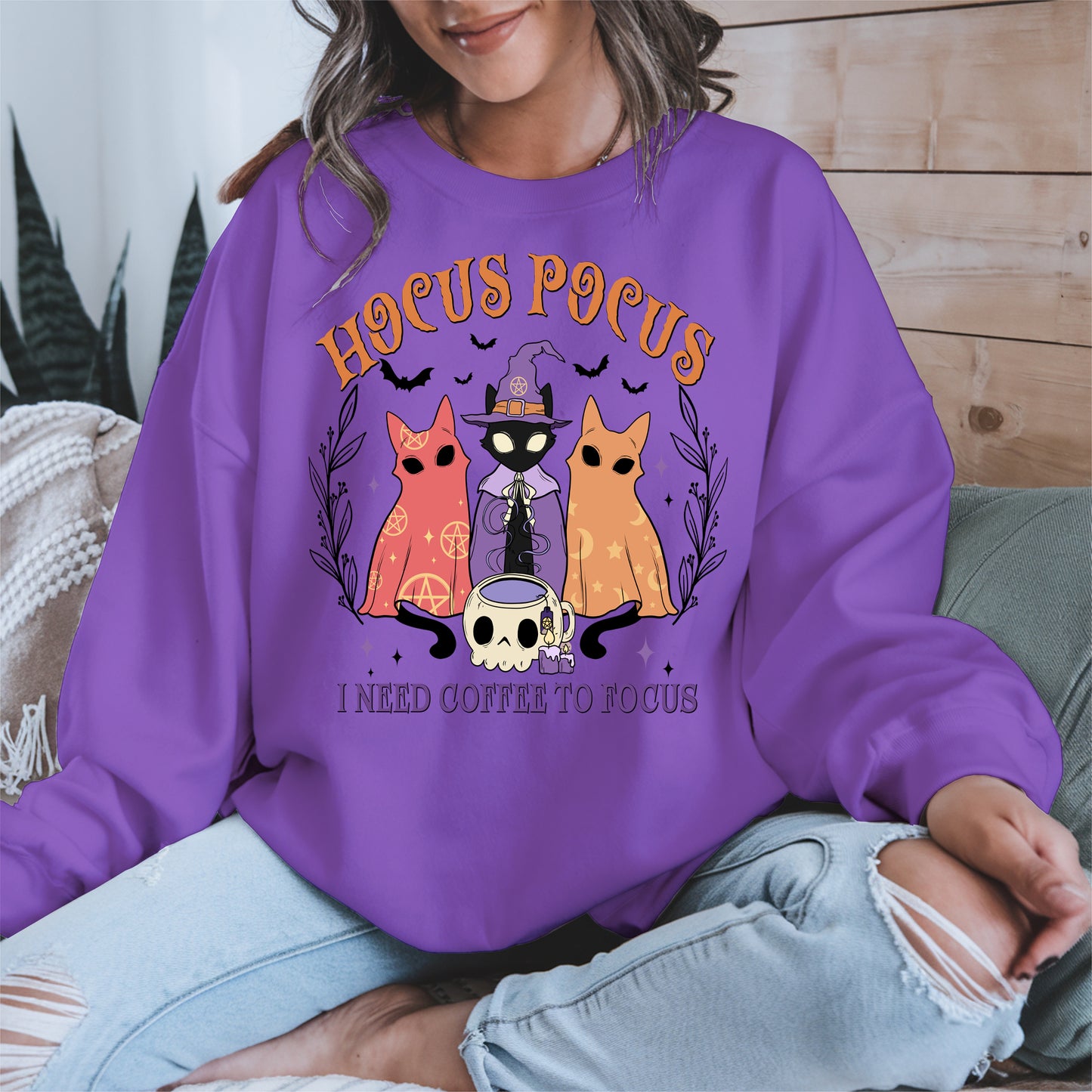 Hocus Pocus Coffee Cat Shirt