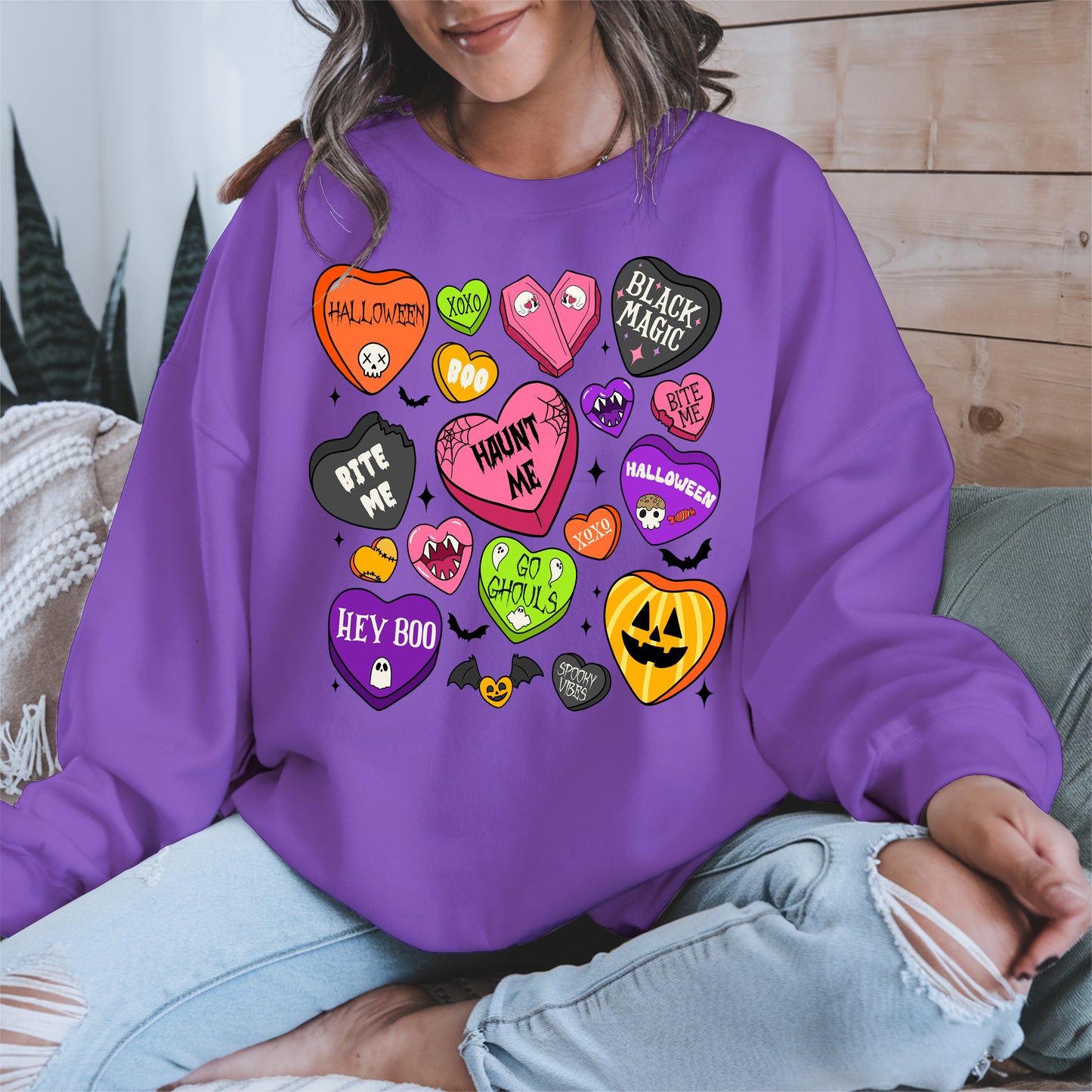Halloween Candy Hearts Shirt