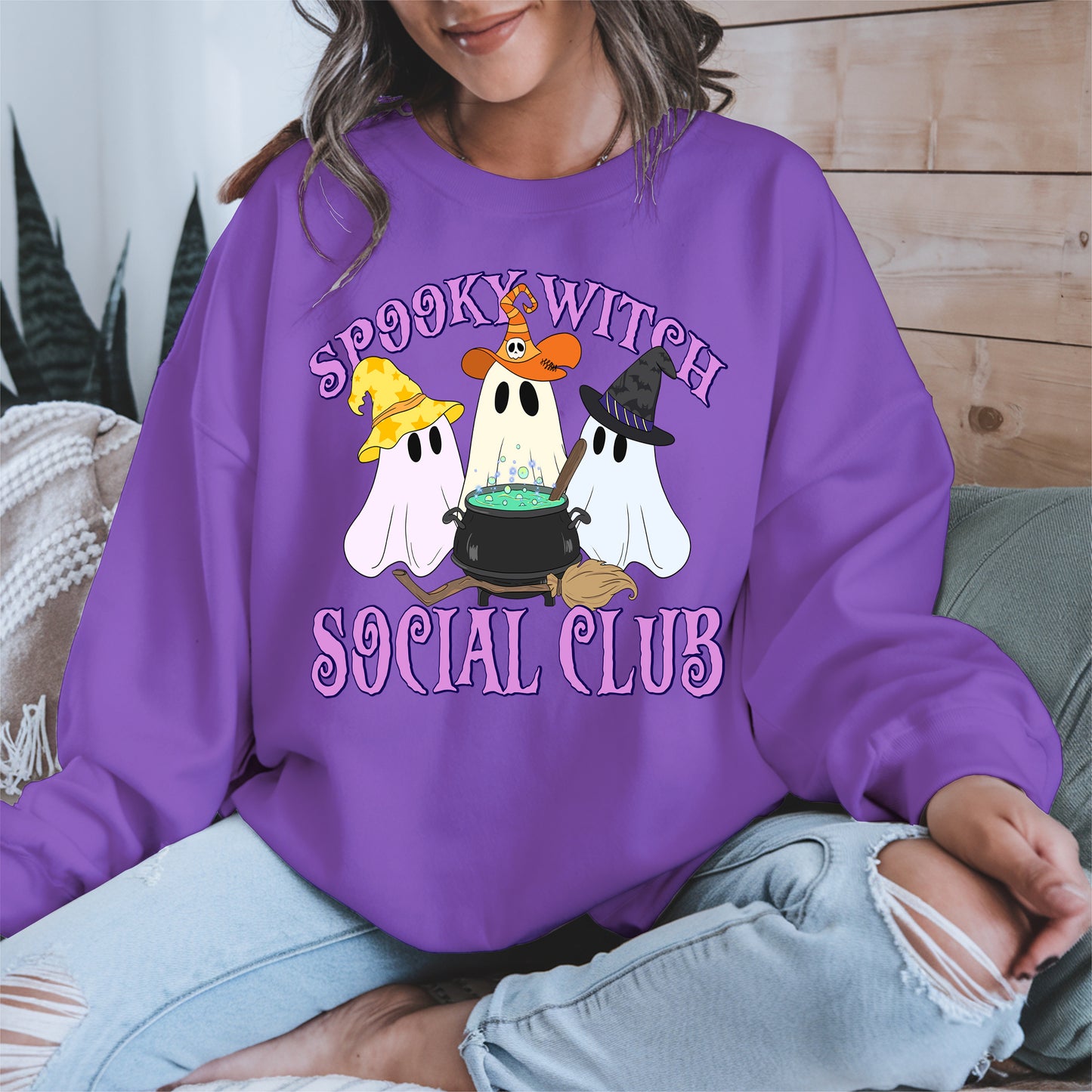 Spooky Witch Social Club Halloween Shirt