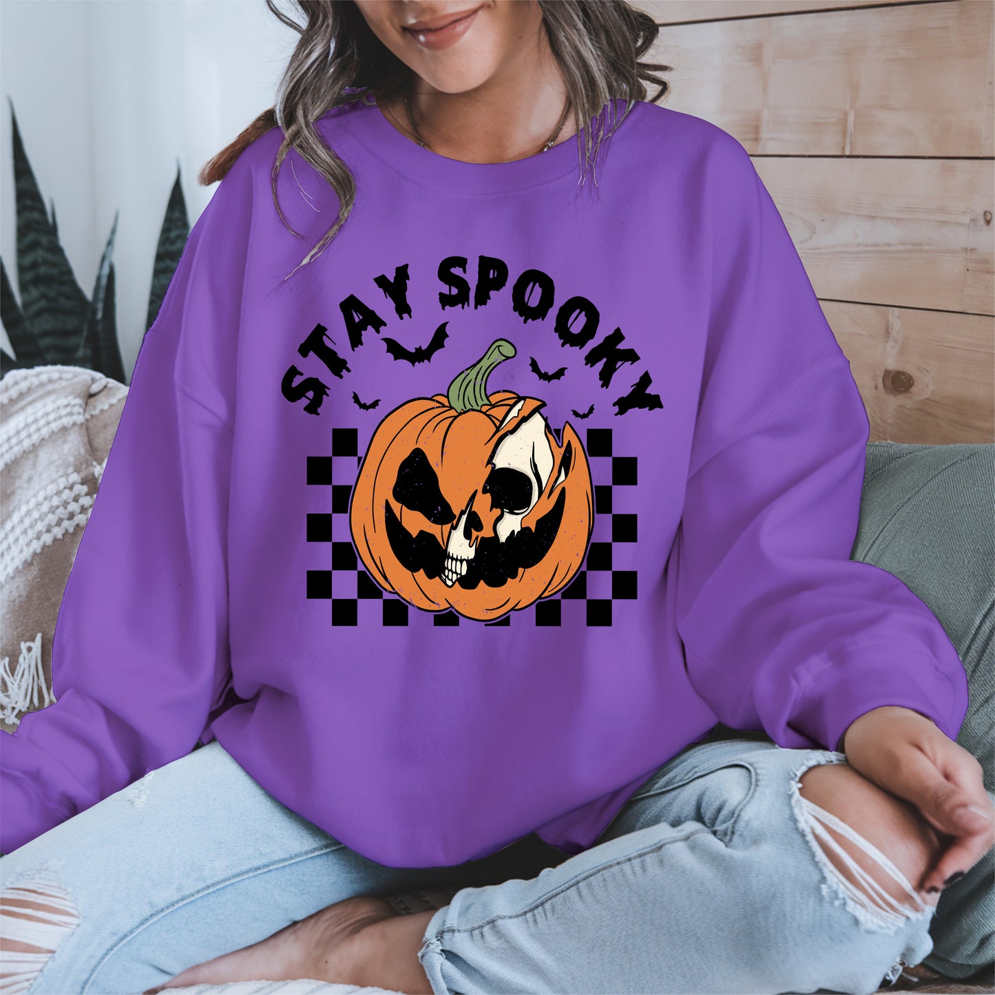 Creepy Skull Pumpkin Halloween Shirt