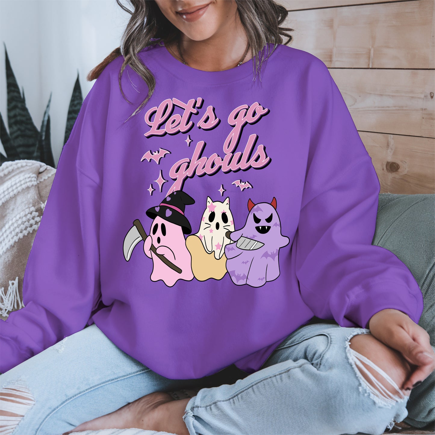 Let’s Go Ghouls Shirt Cute Halloween Ghost