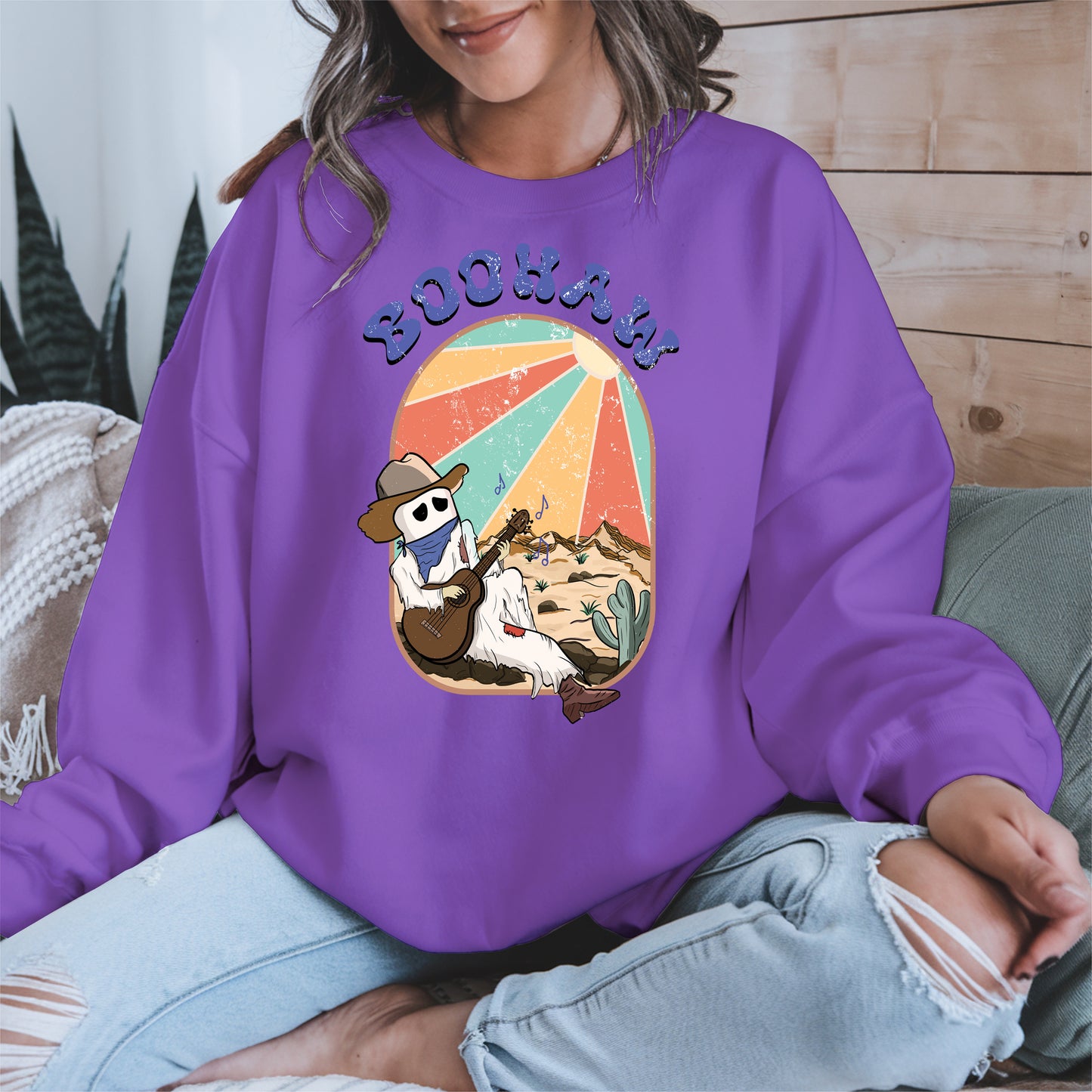 Boohaw Singing Ghost Western Tee