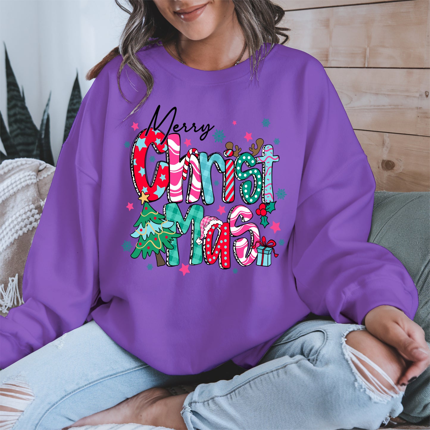 Colorful Christmas Holiday Shirt