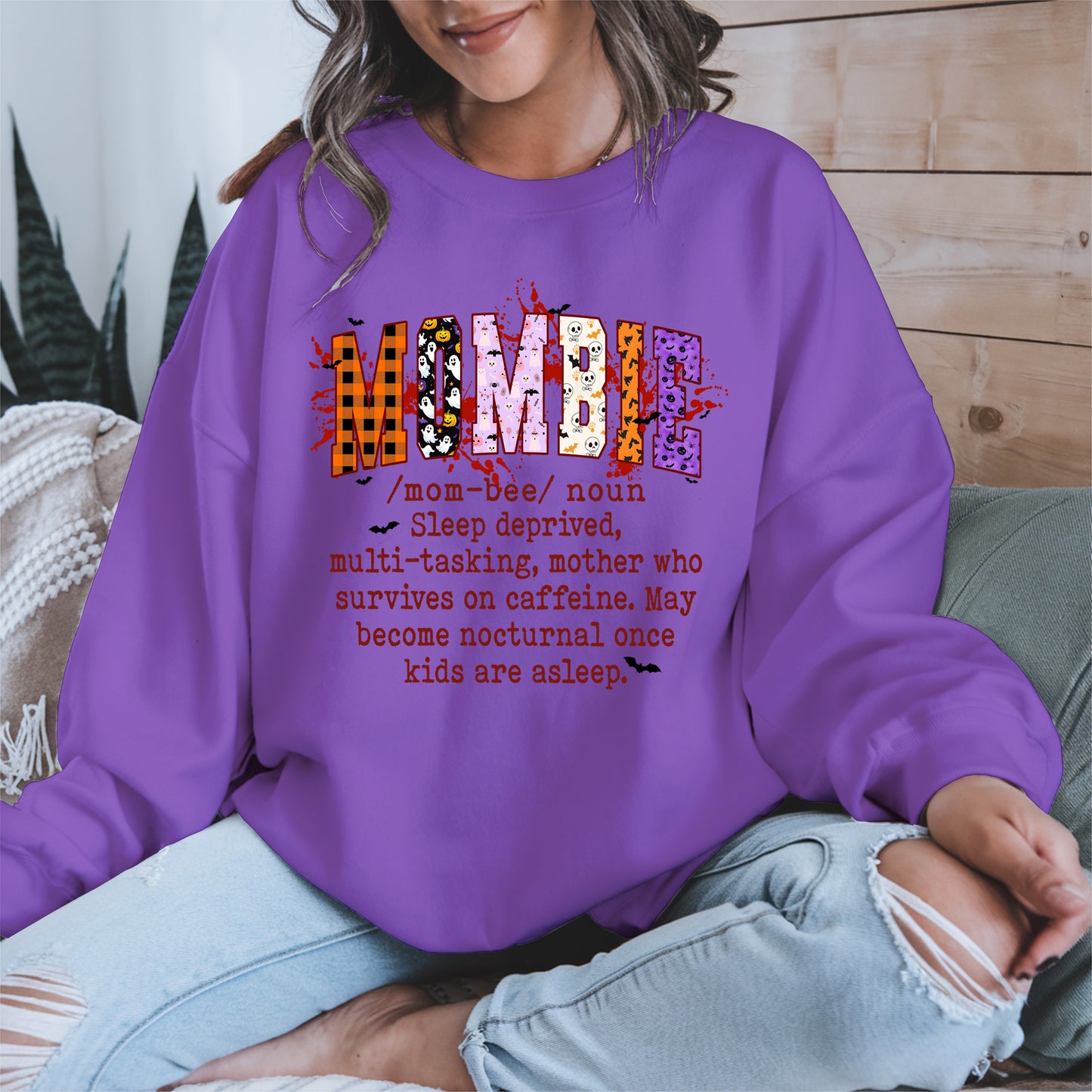 MOMBIE Halloween shirt and hoodie