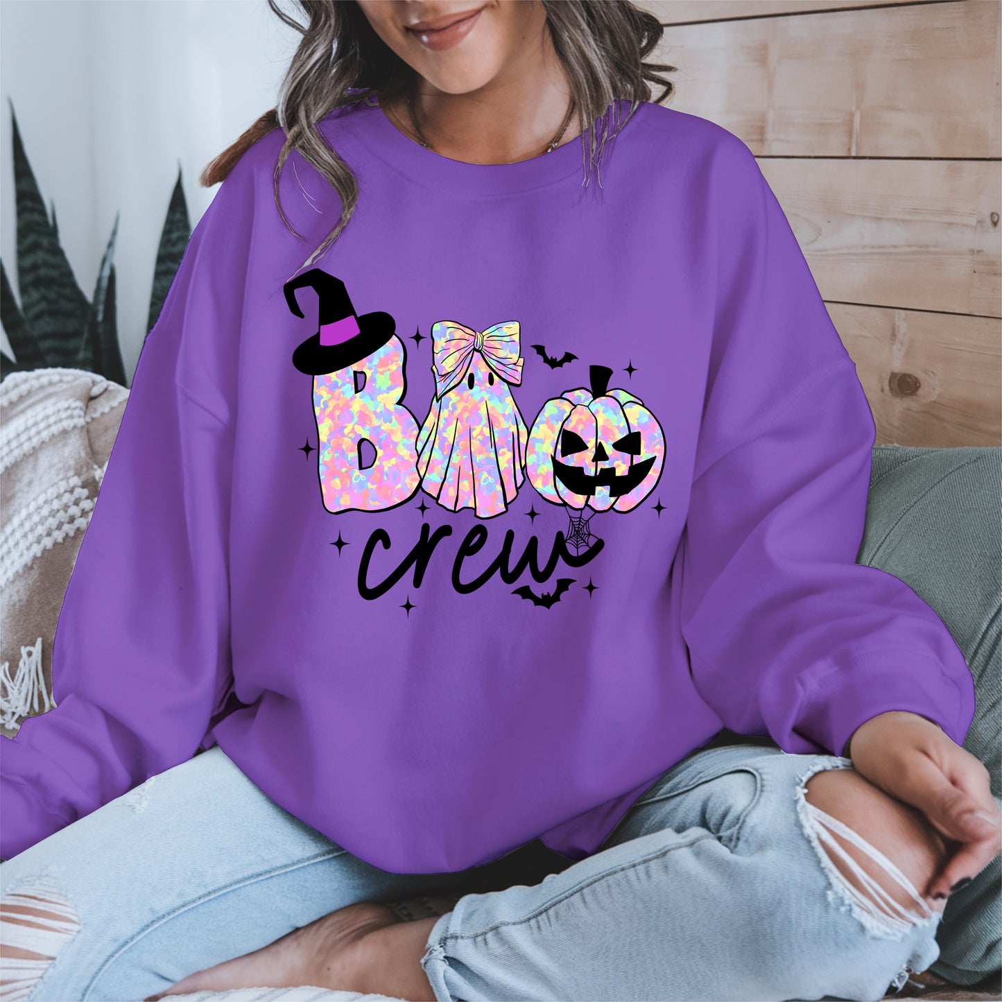 Boo Crew halloween shirt and hoodie