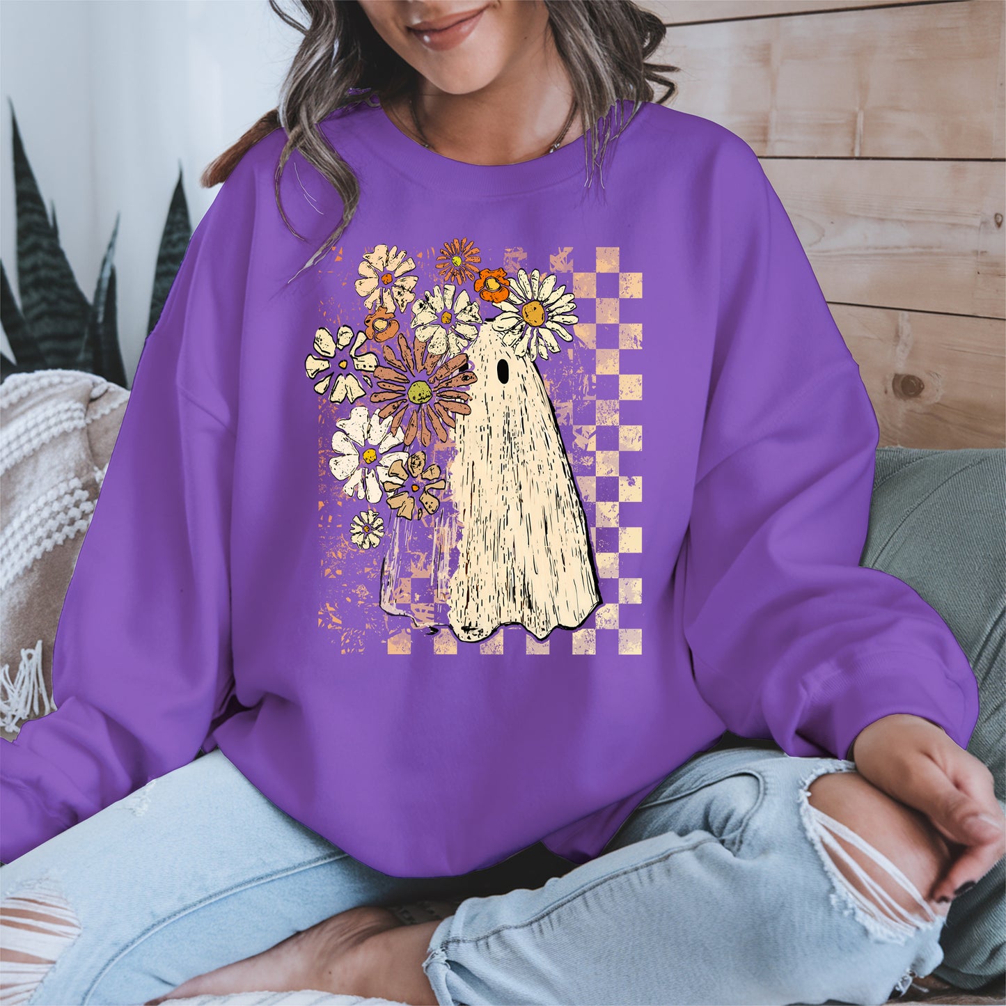 Ghost Floral halloween shirt