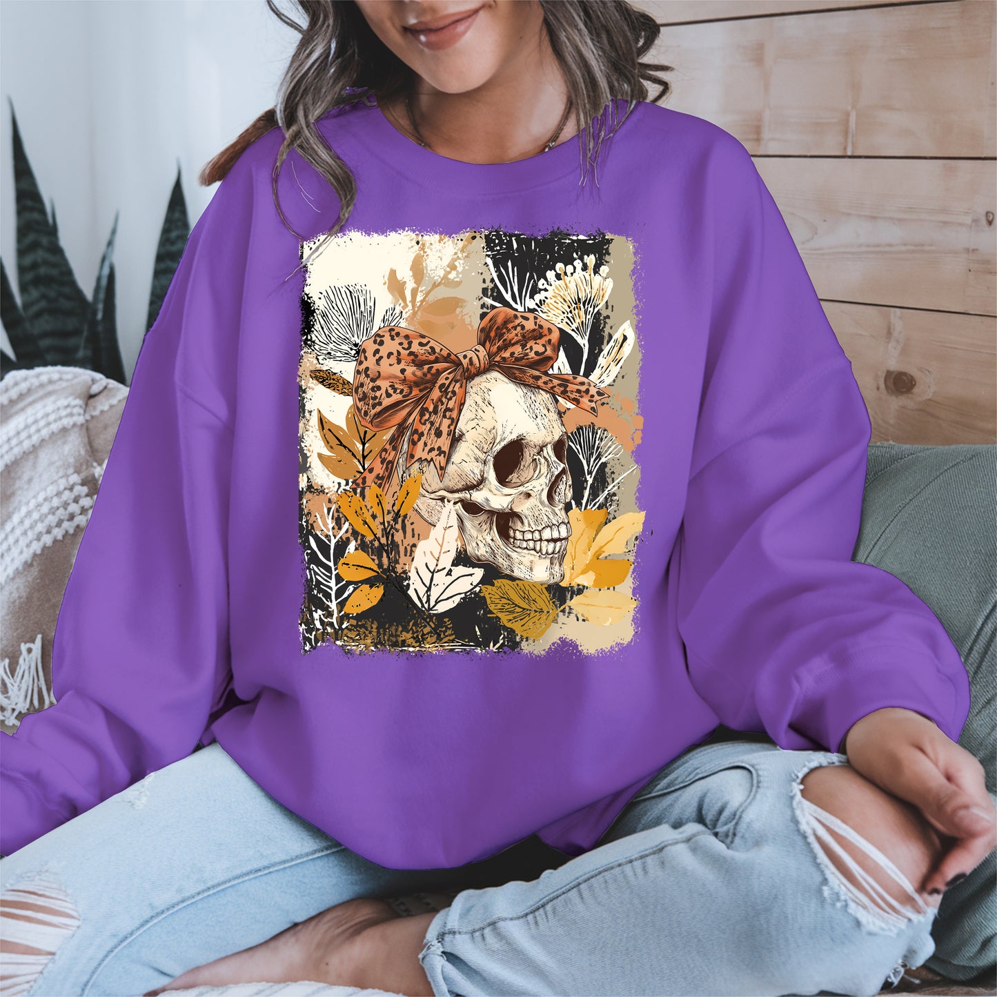 Skull Coquette Boho halloween shirt