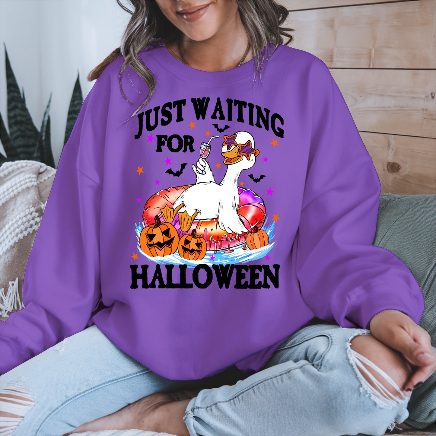 Just waiting for Halloween halloween shirt