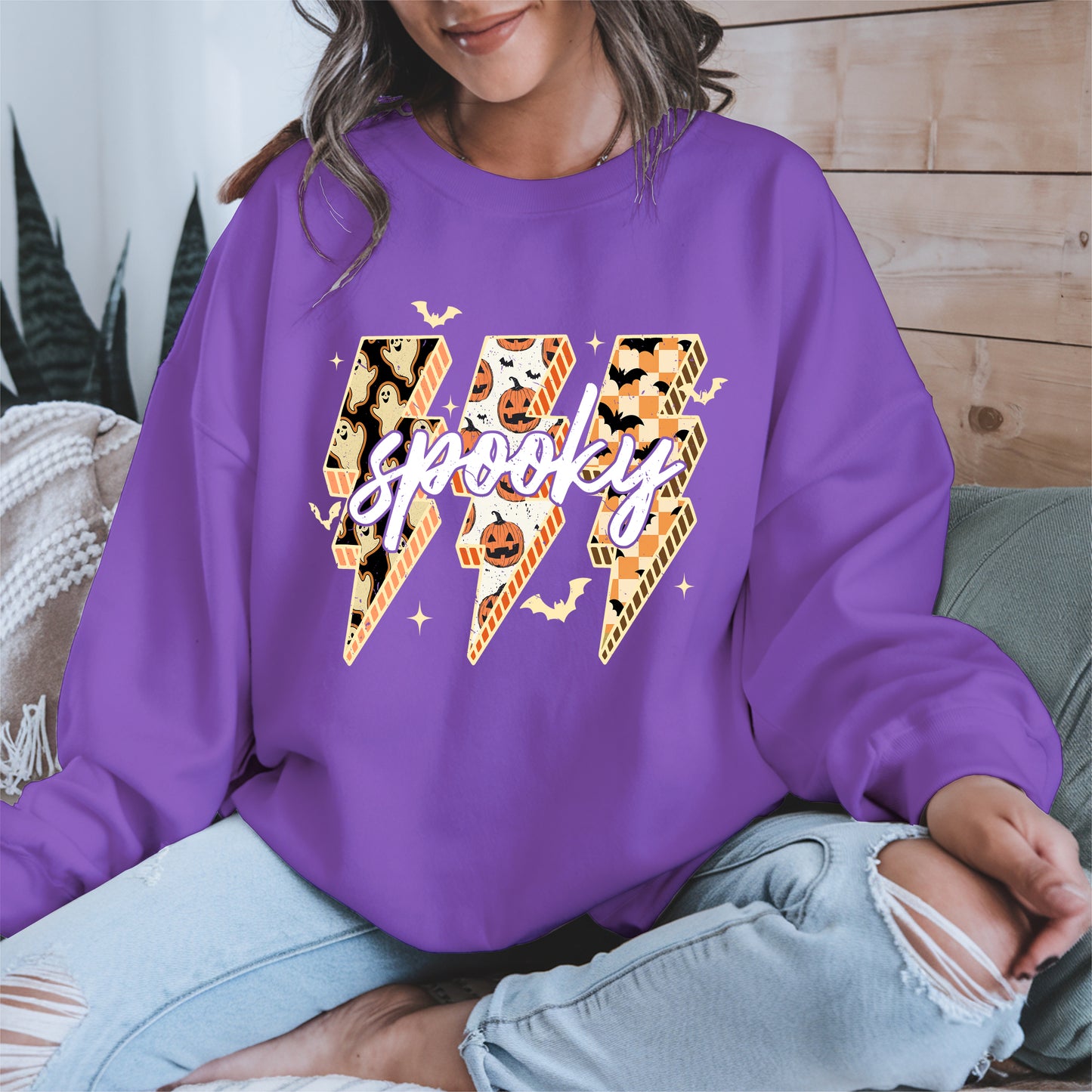 Spooky Lightning Bolt Halloween shirt