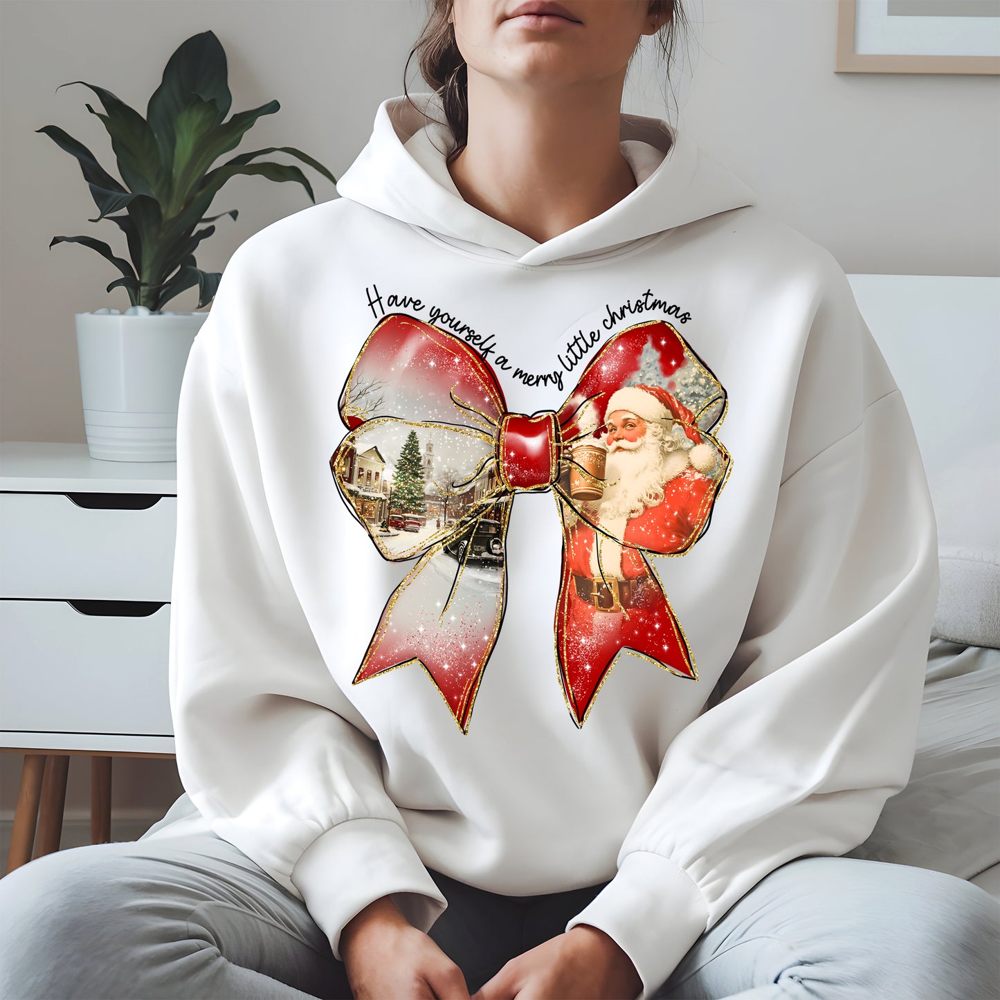 Small Town Christmas Santa Holiday Shirt
