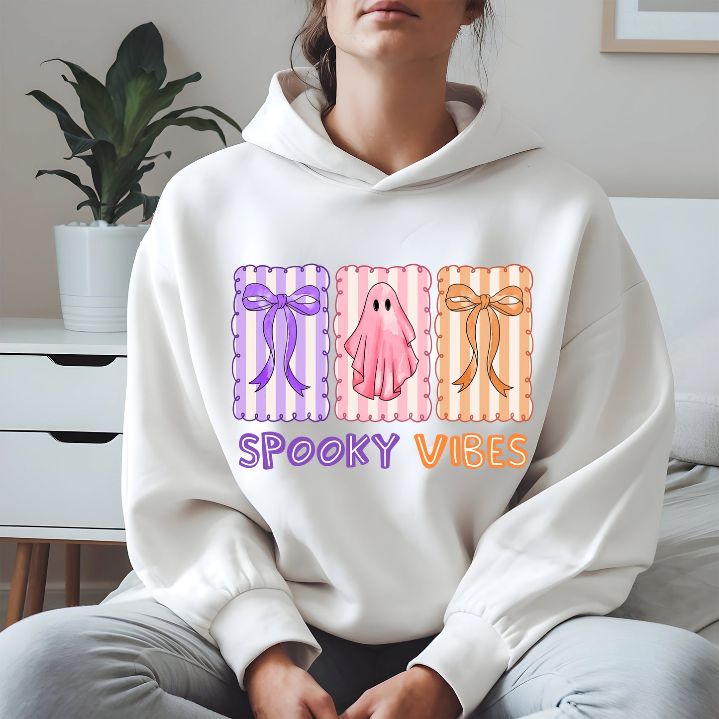 Spooky Vibes Shirt Hoodie Sweatshirt for Halloween and Fall Looks