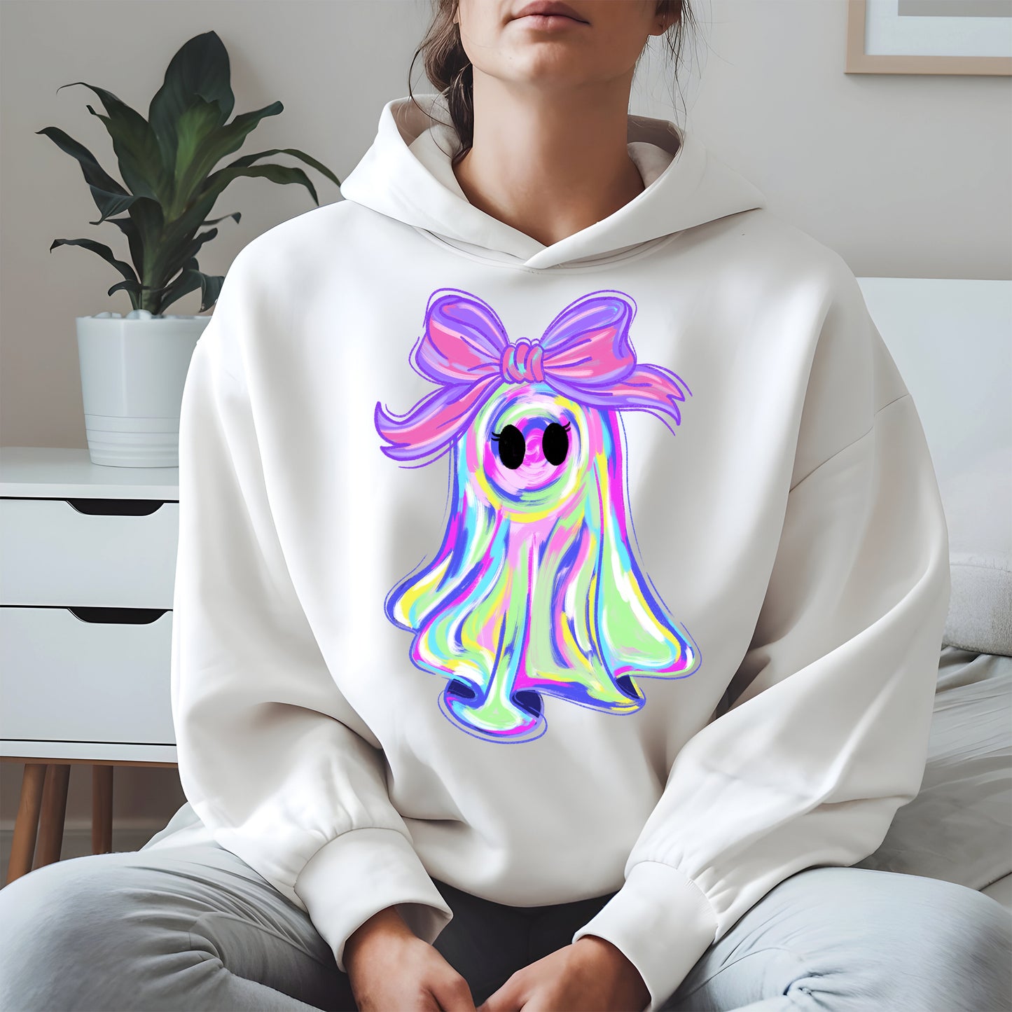 Pastel Ghost Shirt Hoodie Sweatshirt for Halloween Vibes