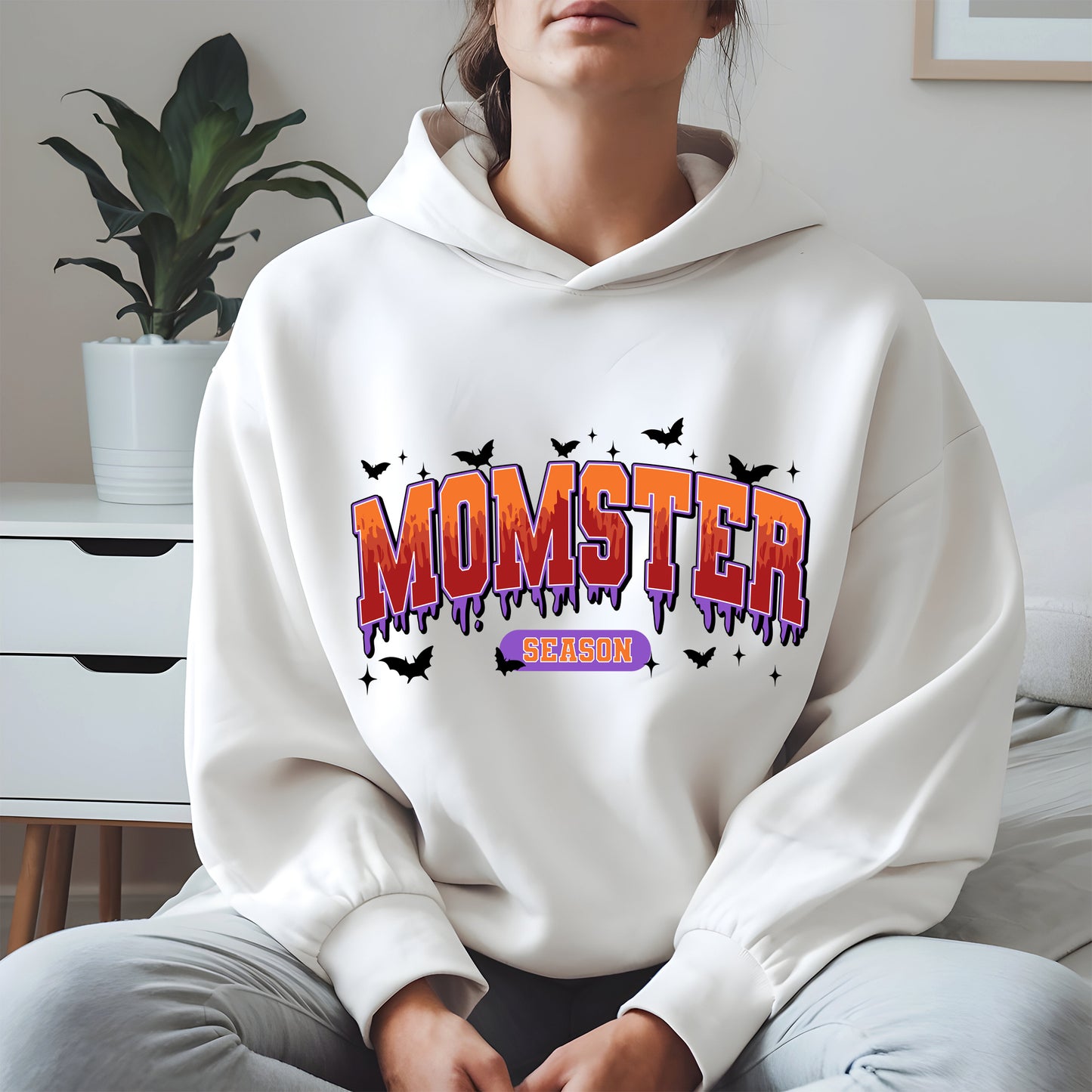 Momster Season Shirt Hoodie Sweatshirt for Halloween Moms