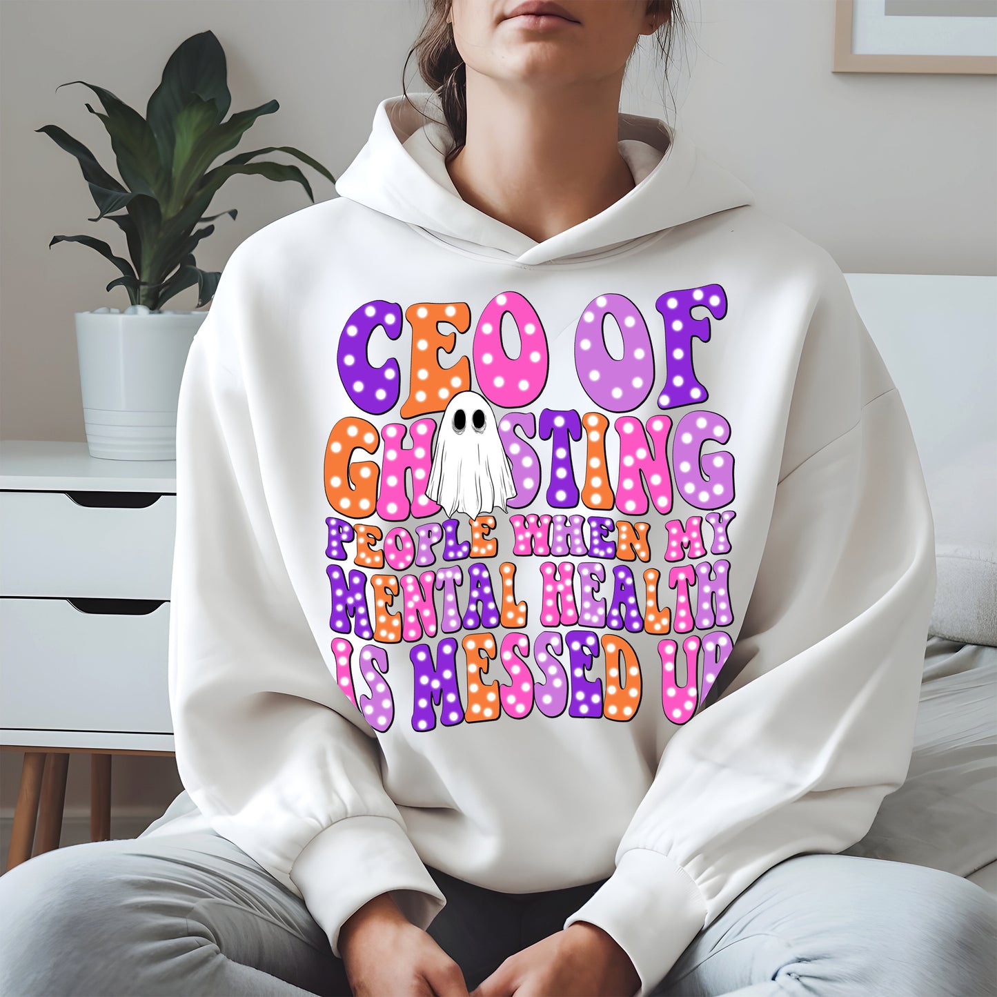CEO of Ghosting Mental Health Shirt - Funny Ghost Tee