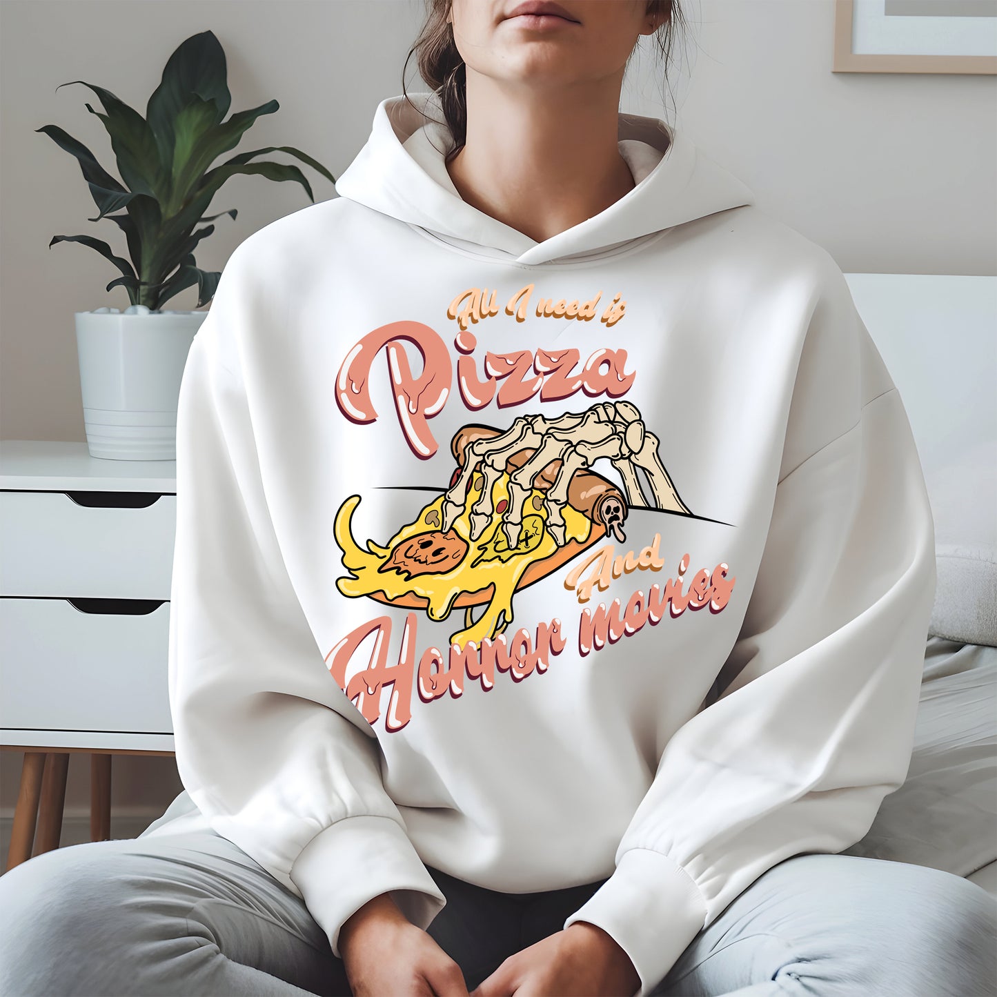 All I Need Is Pizza And Horror Movies Shirt