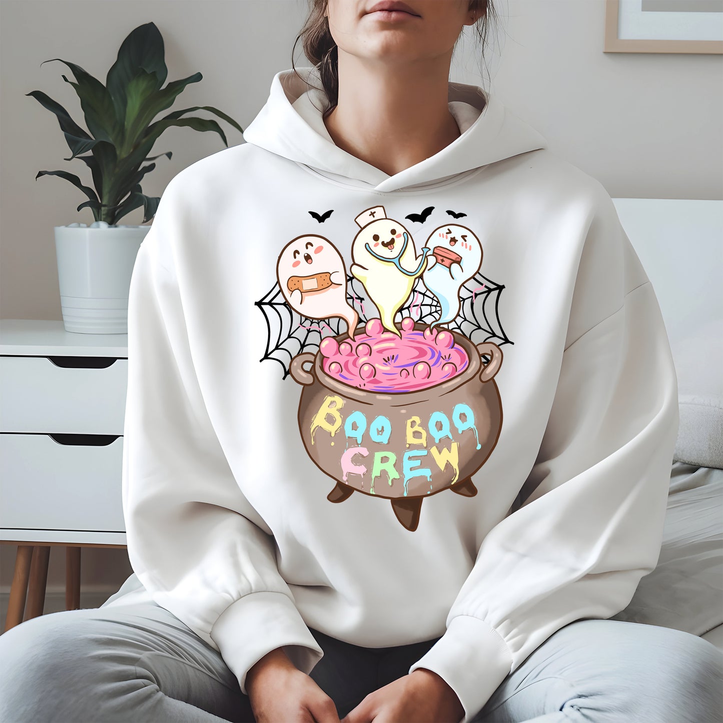 Boo Boo Crew – Cute Halloween Nurse Ghost Shirt