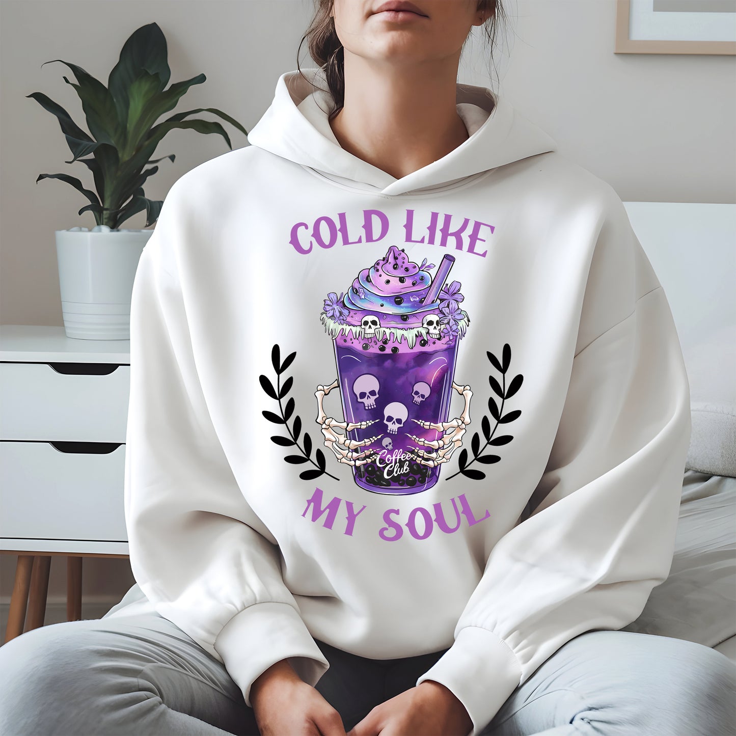 Cold Like My Soul Iced Coffee Halloween Shirt