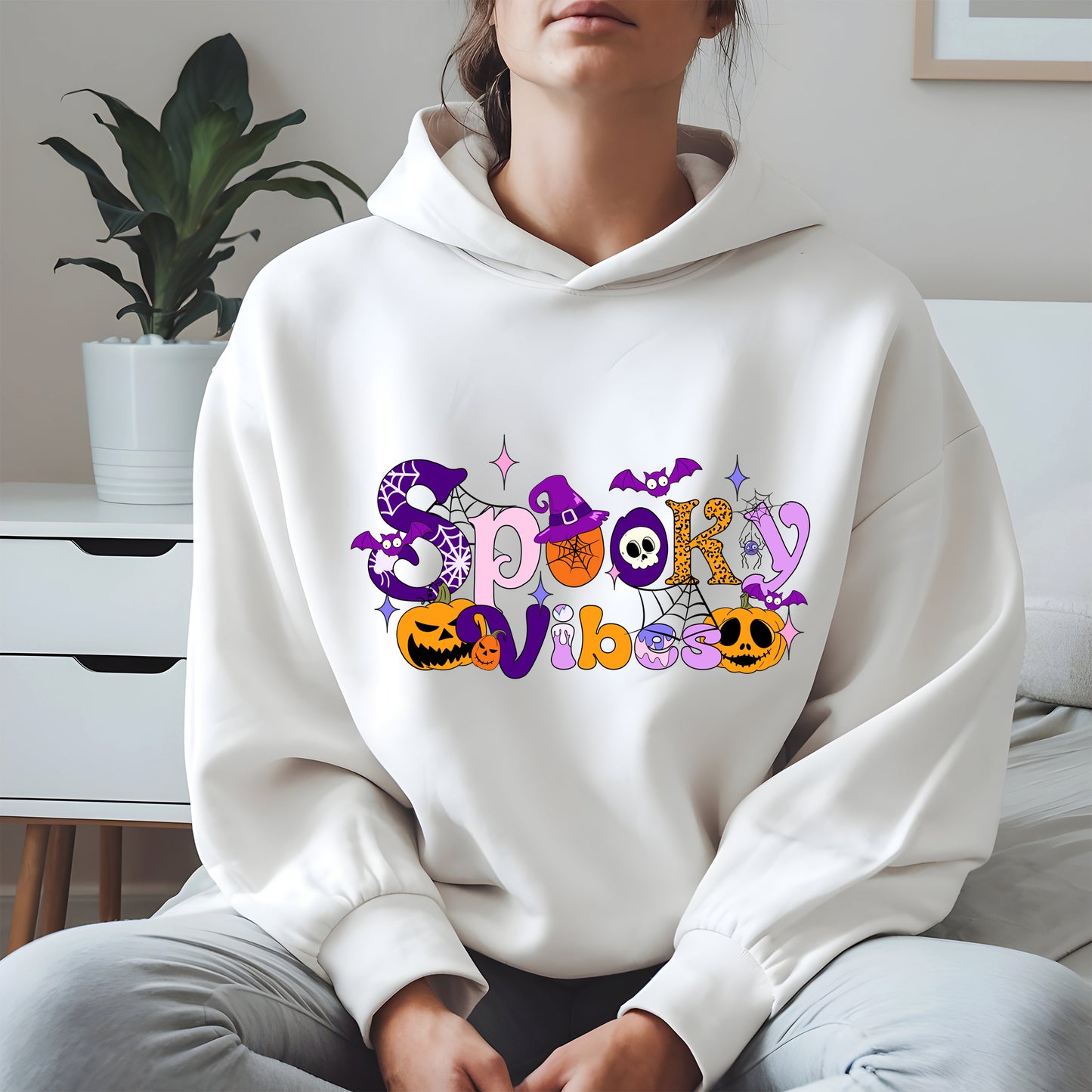 Spooky Vibes Halloween Sweatshirt