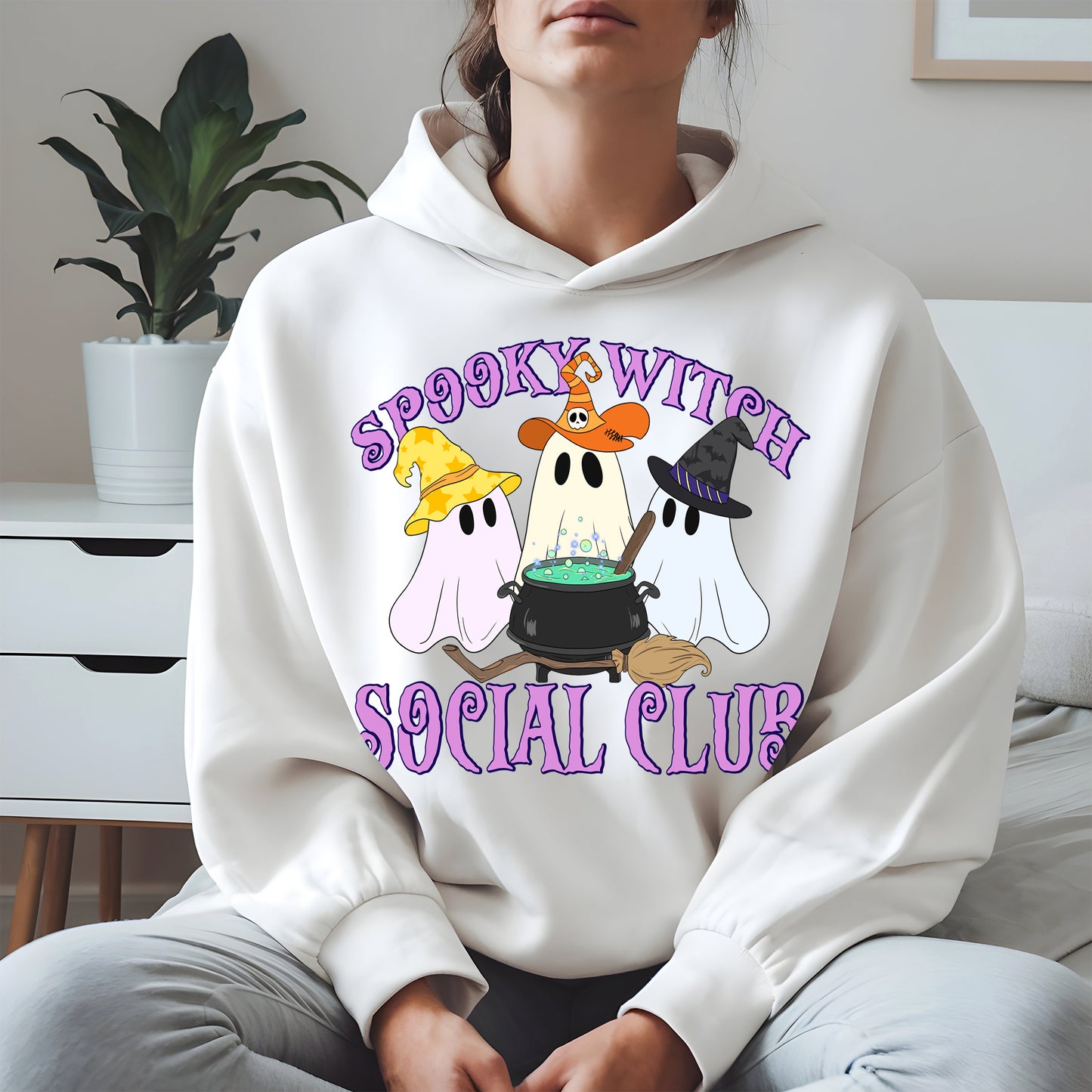 Spooky Witch Social Club Halloween Shirt