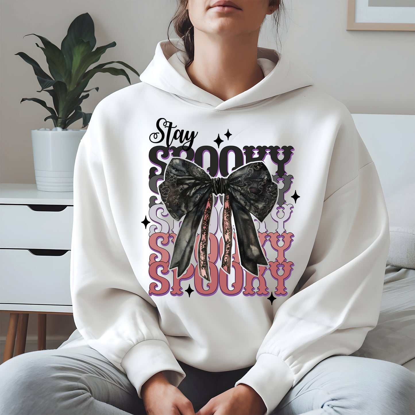 Gothic Spooky Bow Halloween Shirt