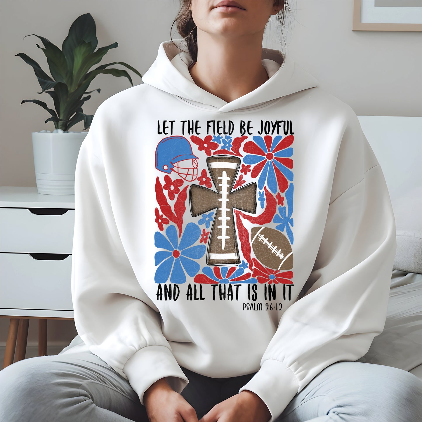 Faith Football Shirt Sport Tee Hoodie Sweatshirt Gift for Fans