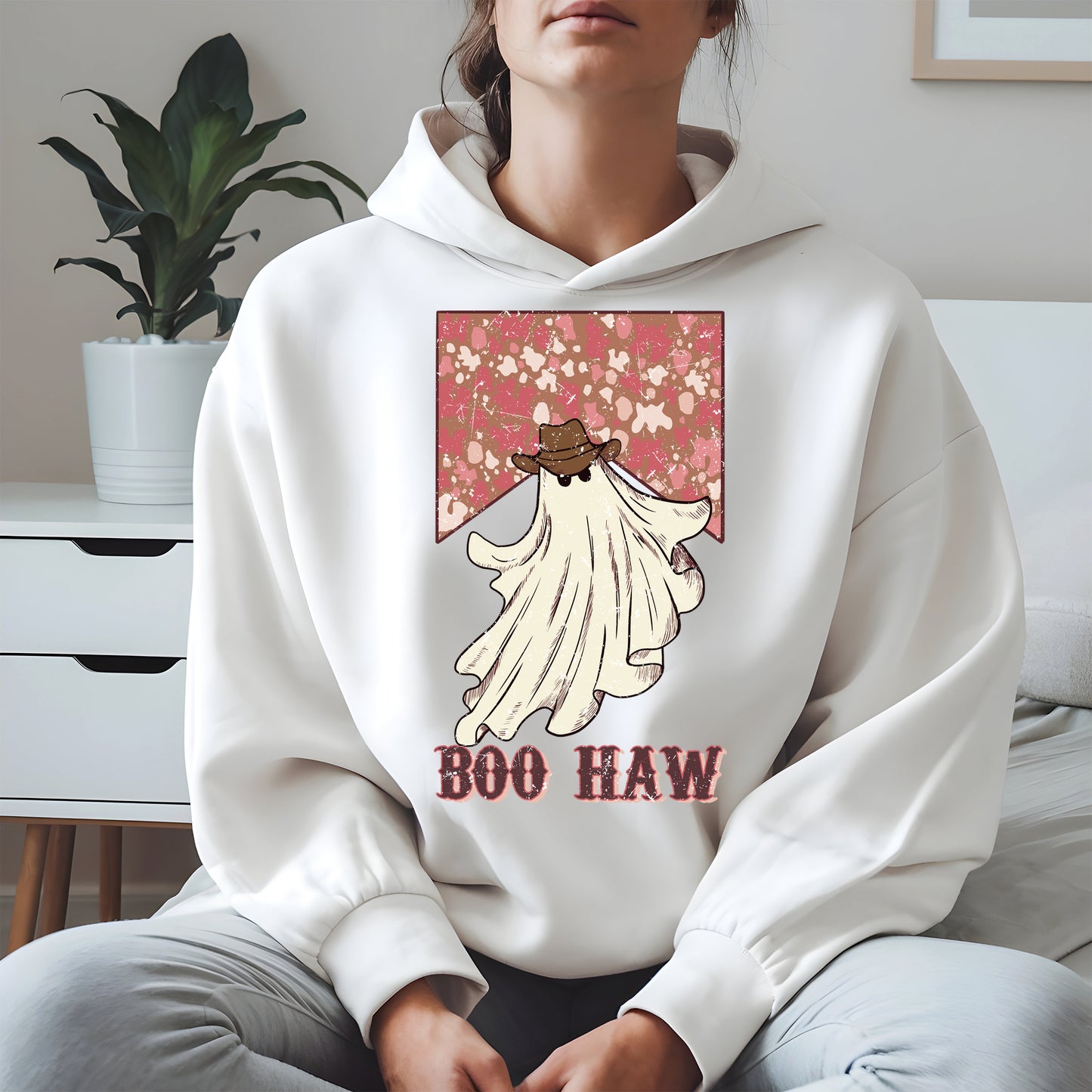 Boo Haw Western Ghost Cowgirl Tee