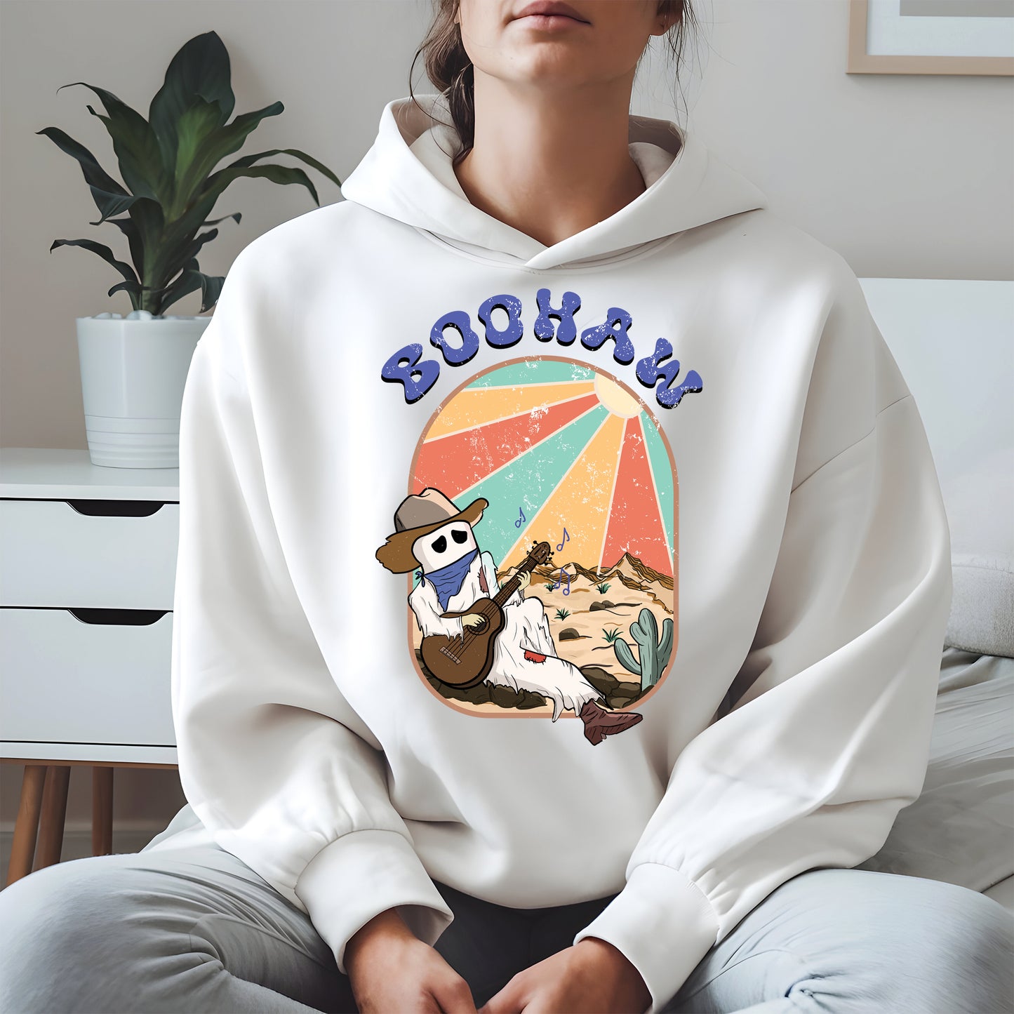 Boohaw Singing Ghost Western Tee