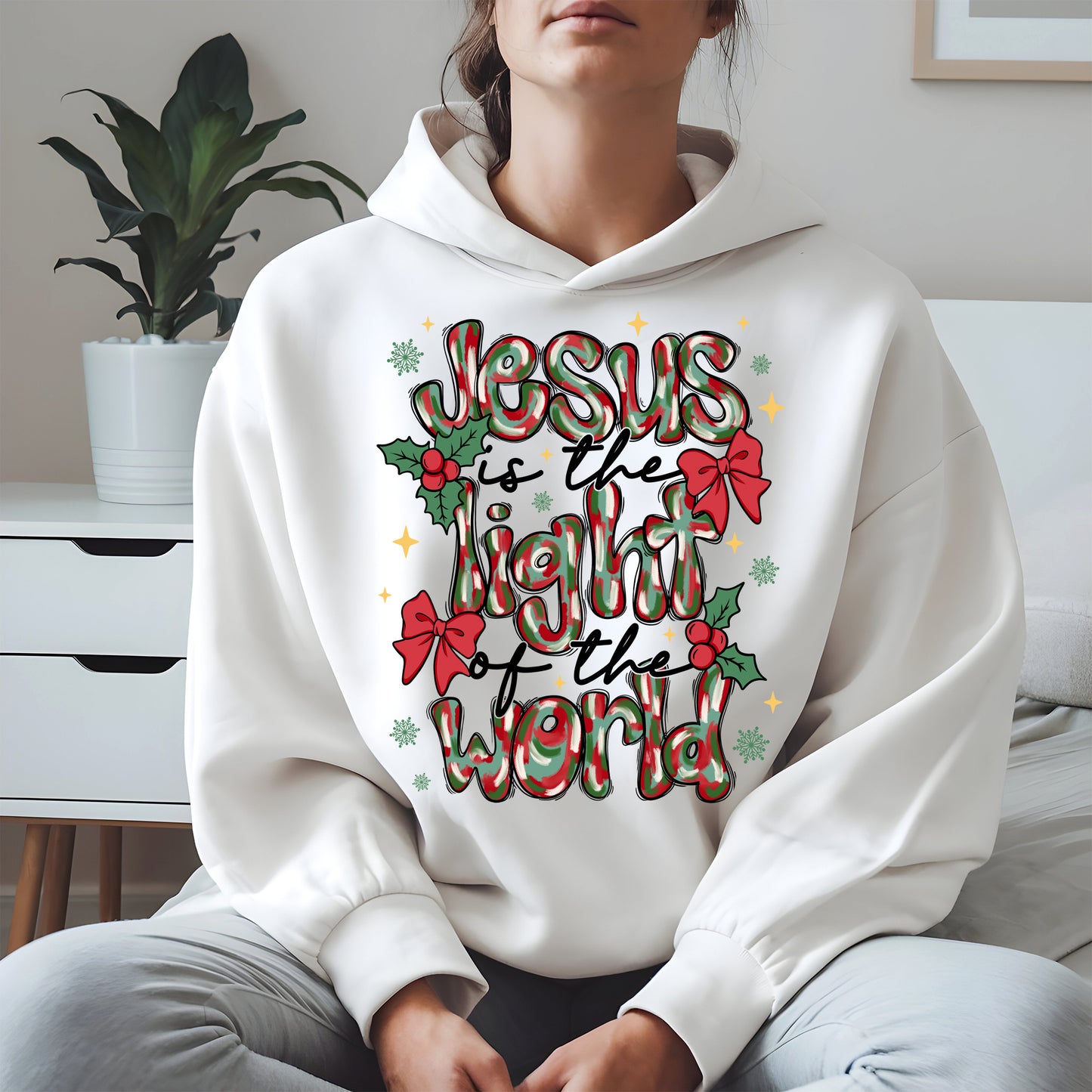 Jesus Light of the World Christmas Shirt