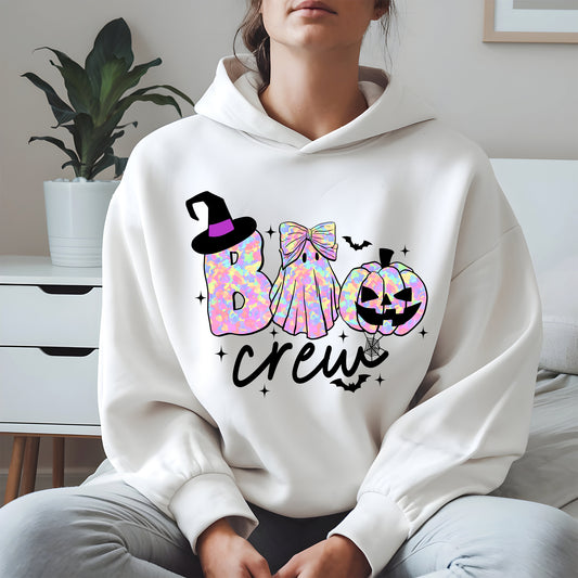 Boo Crew halloween shirt and hoodie