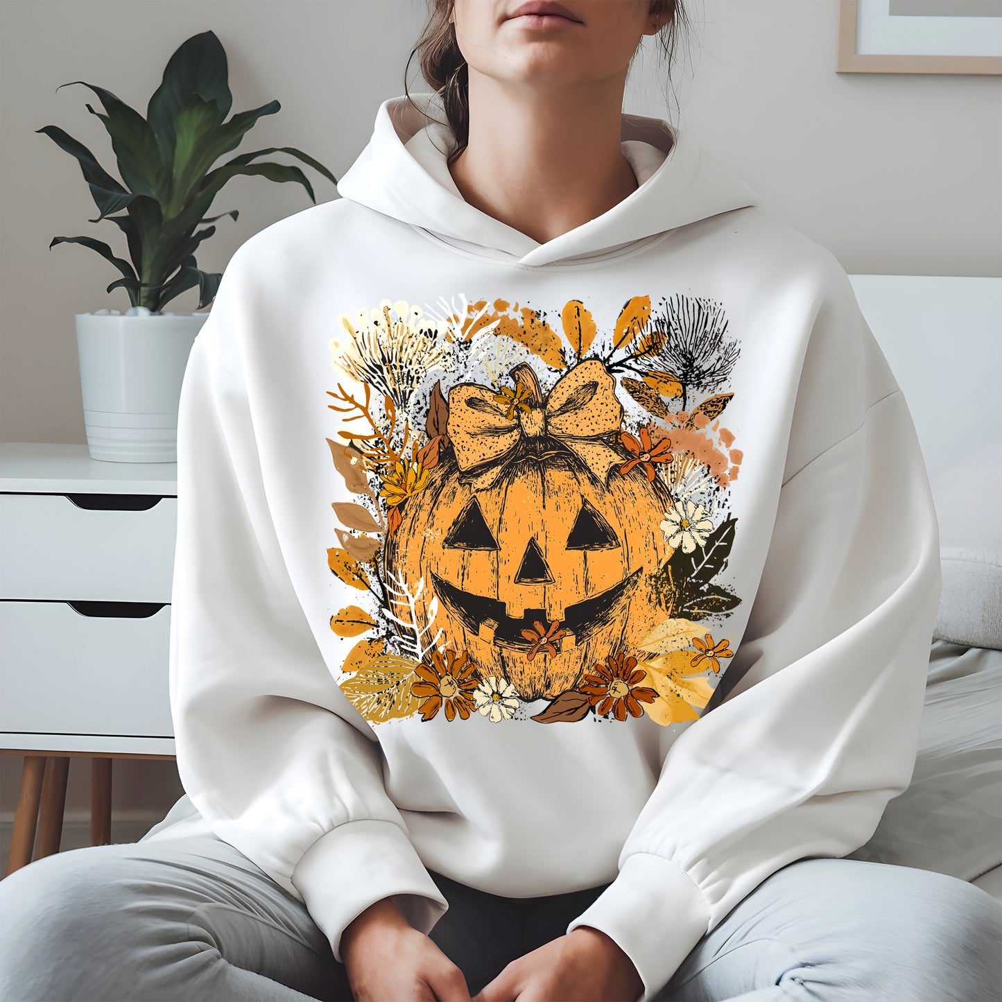 Halloween Pumpkin Coquette Bow shirt