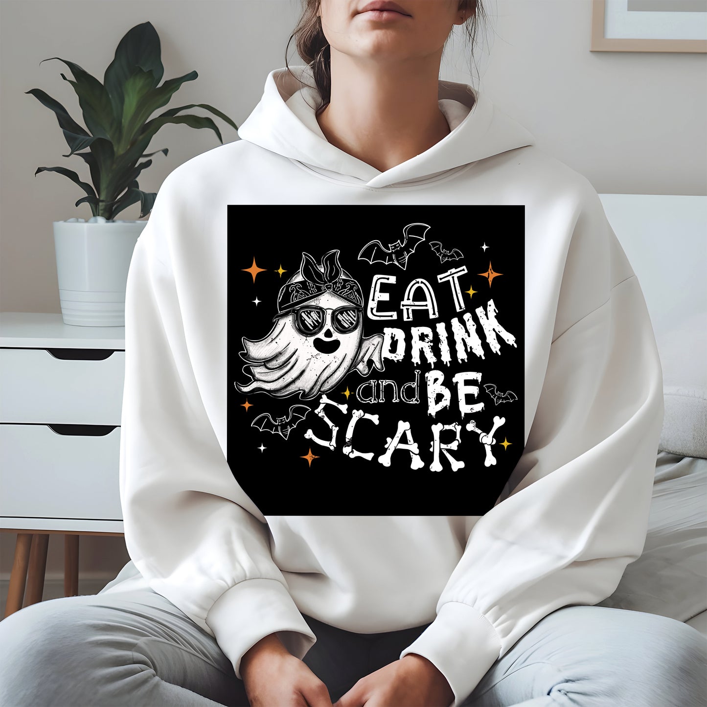 Eat Drink and Be Scary halloween shirt