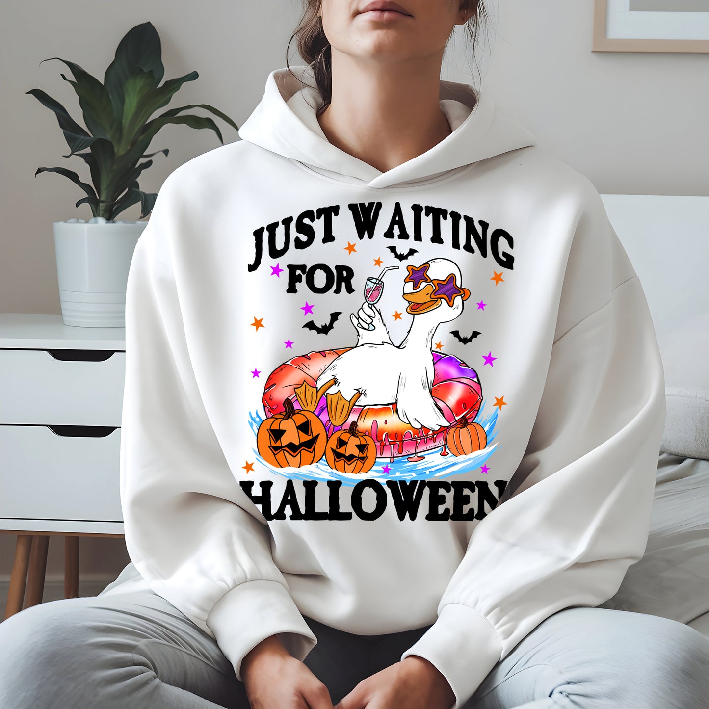 Just waiting for Halloween halloween shirt