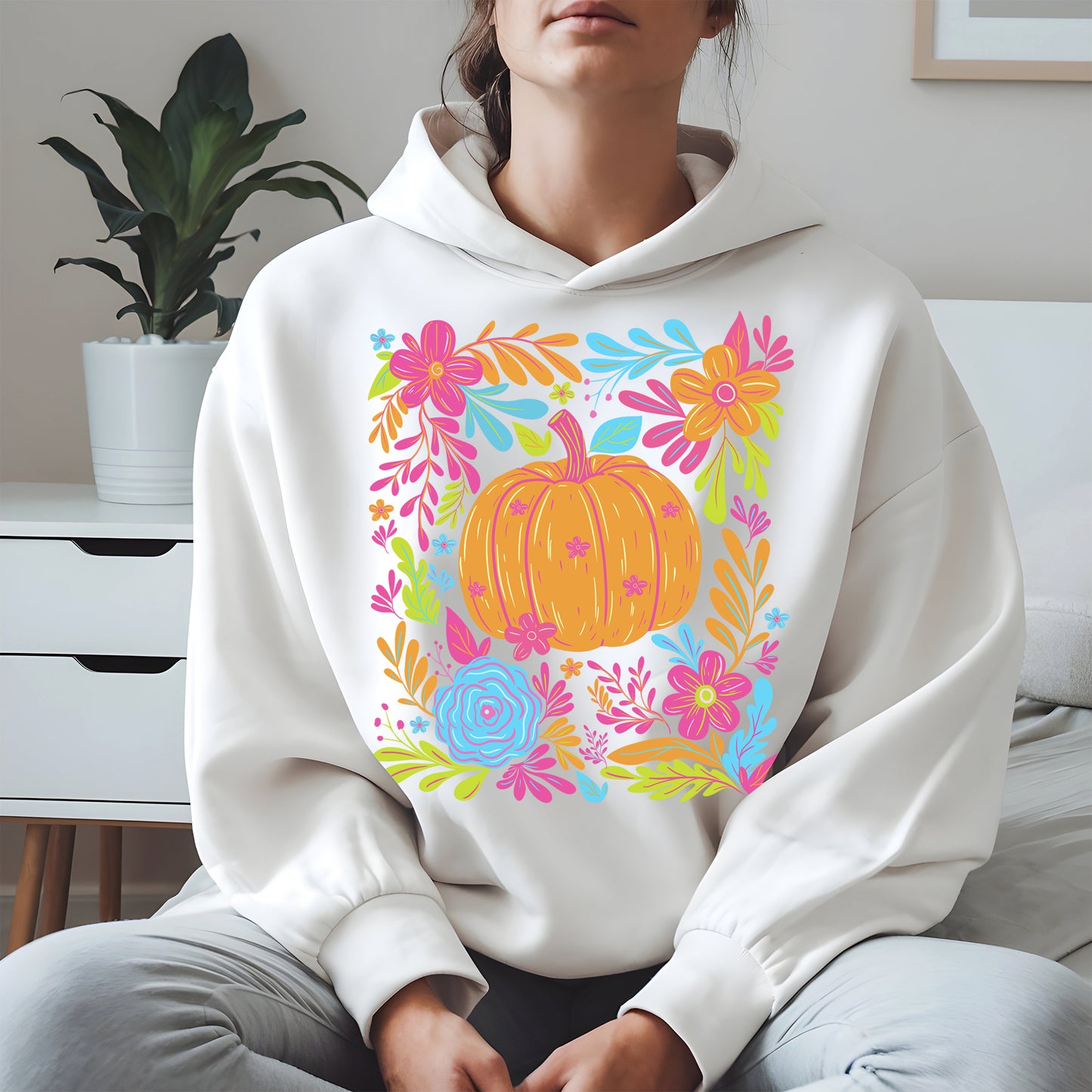 Neon Pumpkin halloween shirt