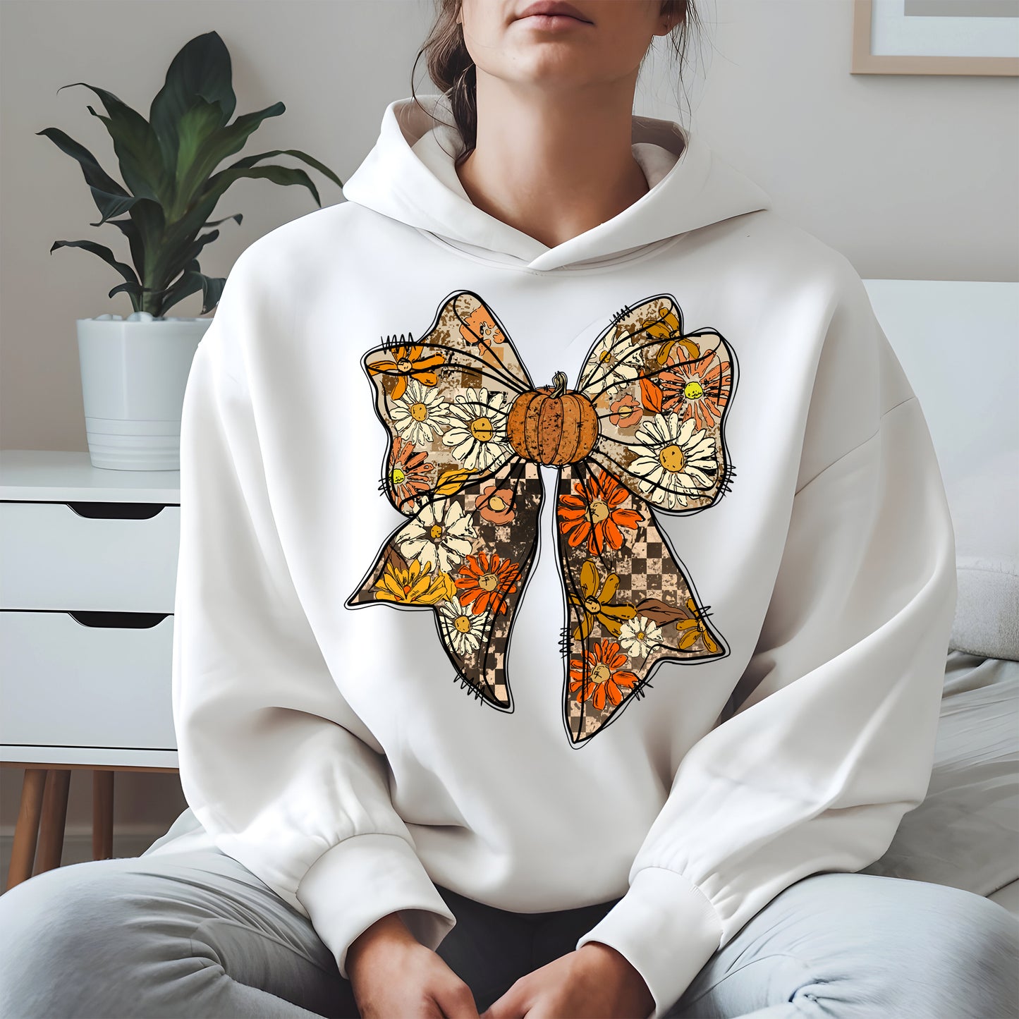 Floral Halloween Coquette Bow shirt
