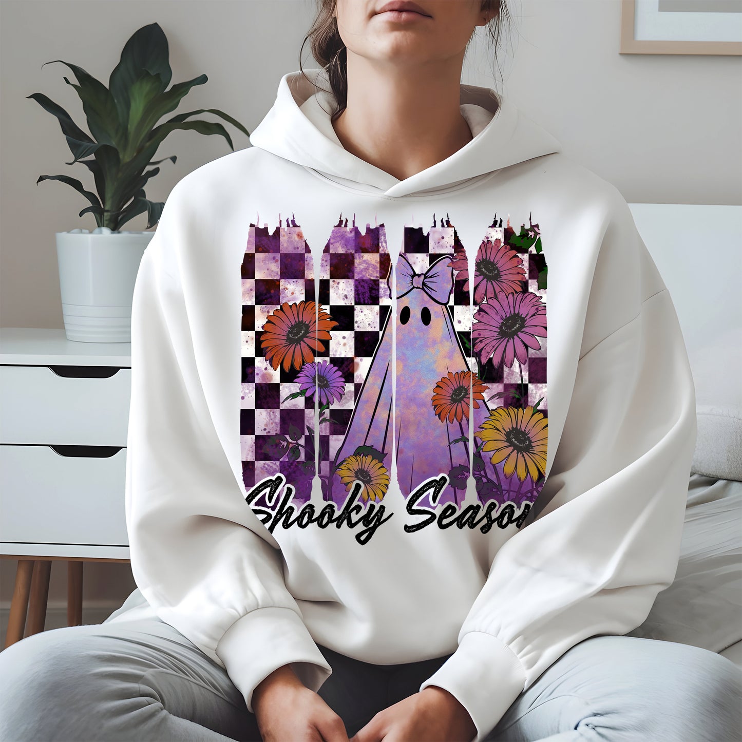 Floral Ghost Halloween shirt