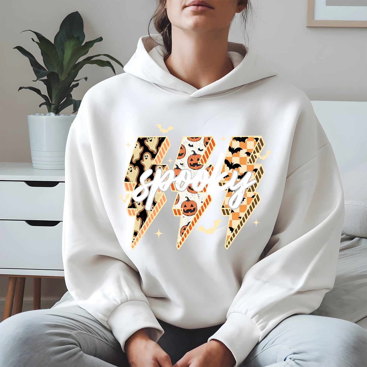 Spooky Lightning Bolt Halloween shirt