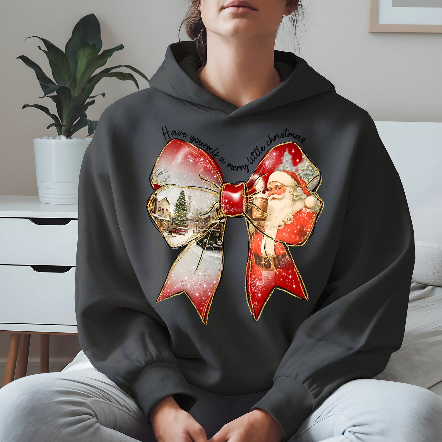 Small Town Christmas Santa Holiday Shirt