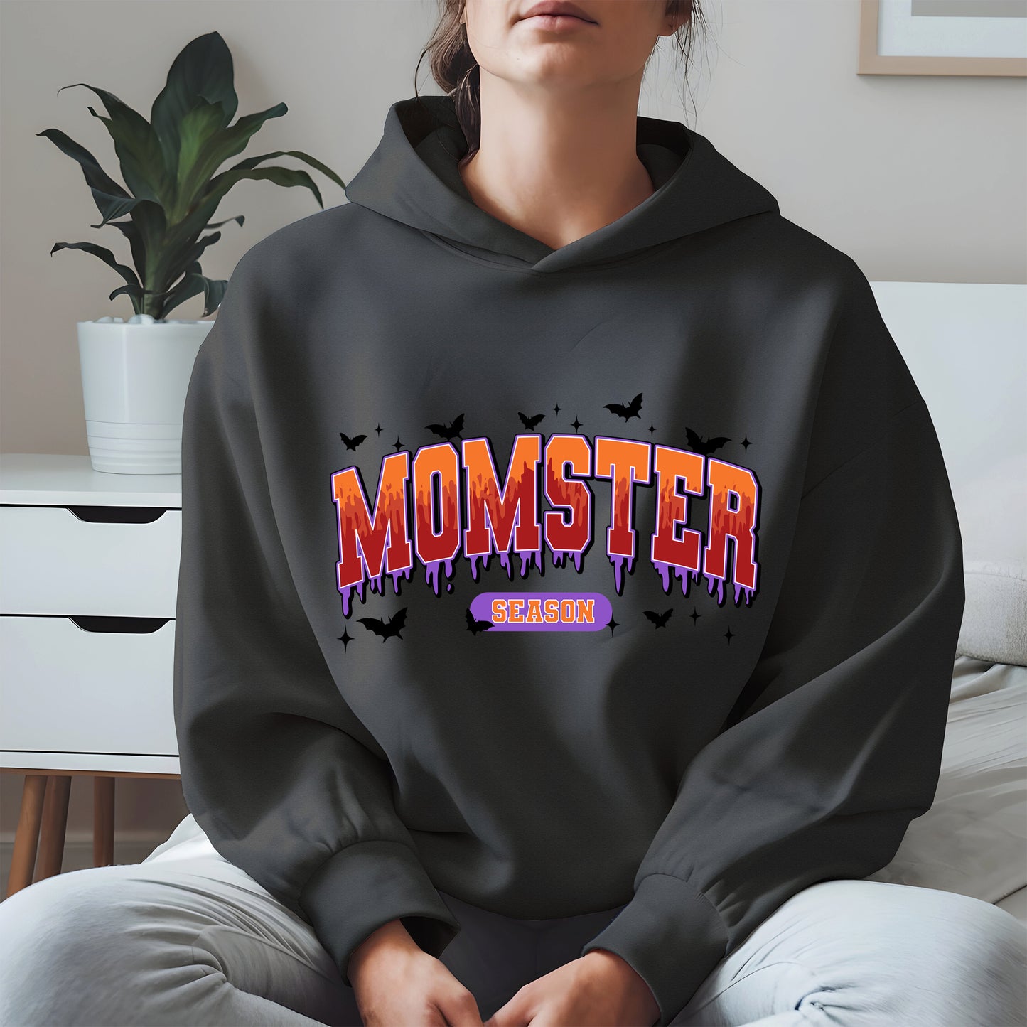 Momster Season Shirt Hoodie Sweatshirt for Halloween Moms
